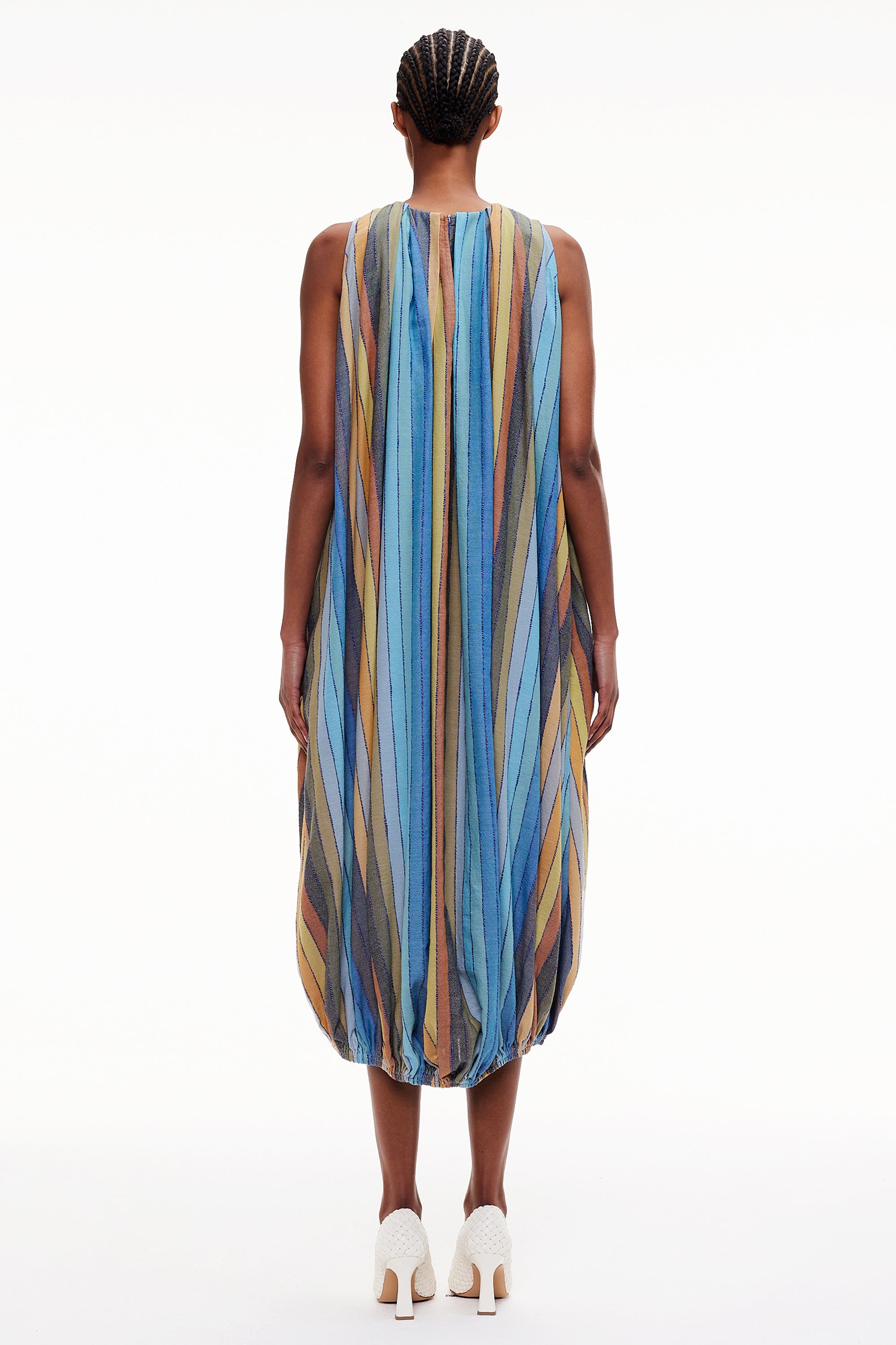 The Balloon Dress - Stripe 27