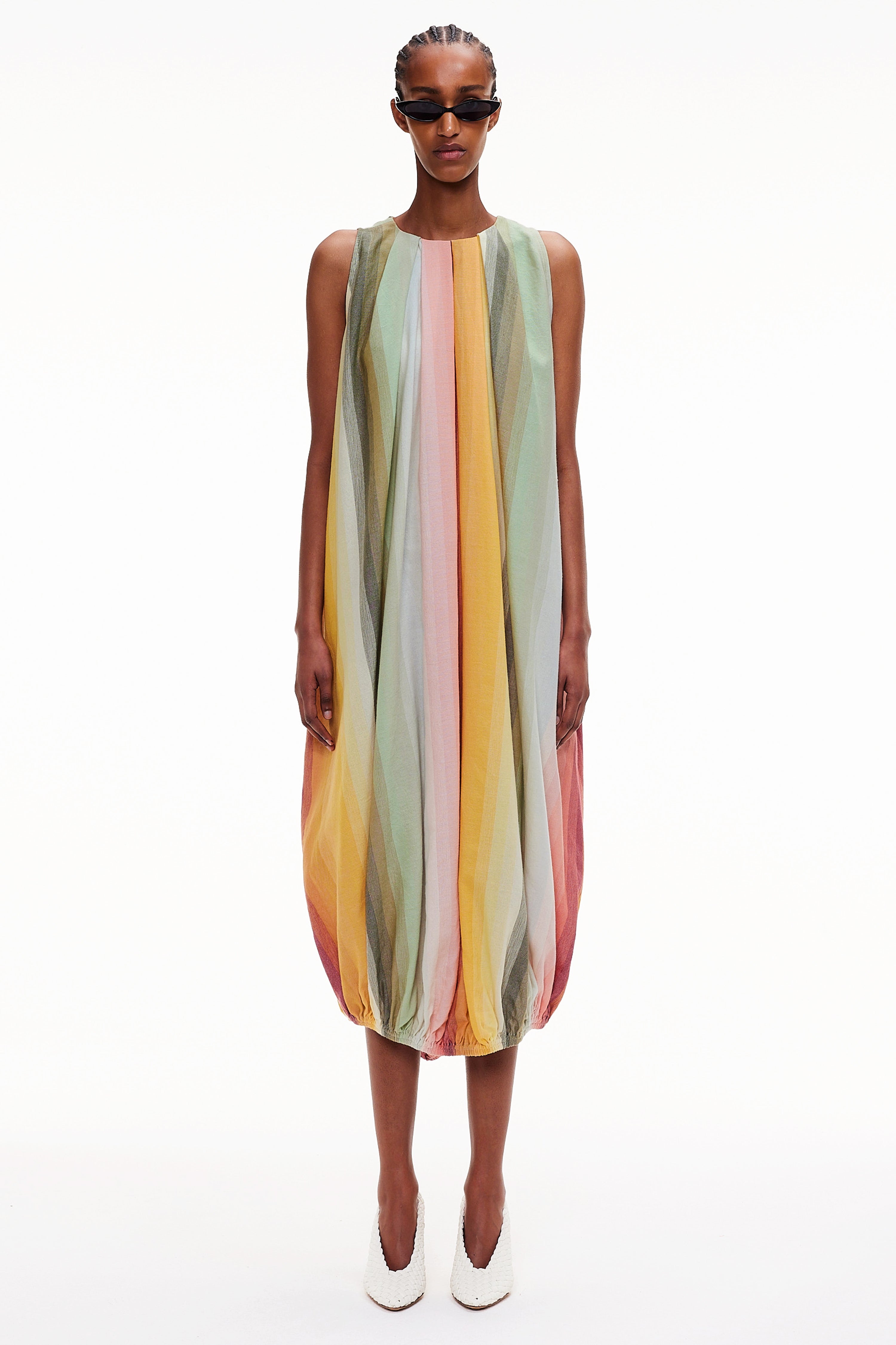 The Balloon Dress - Stripe 87