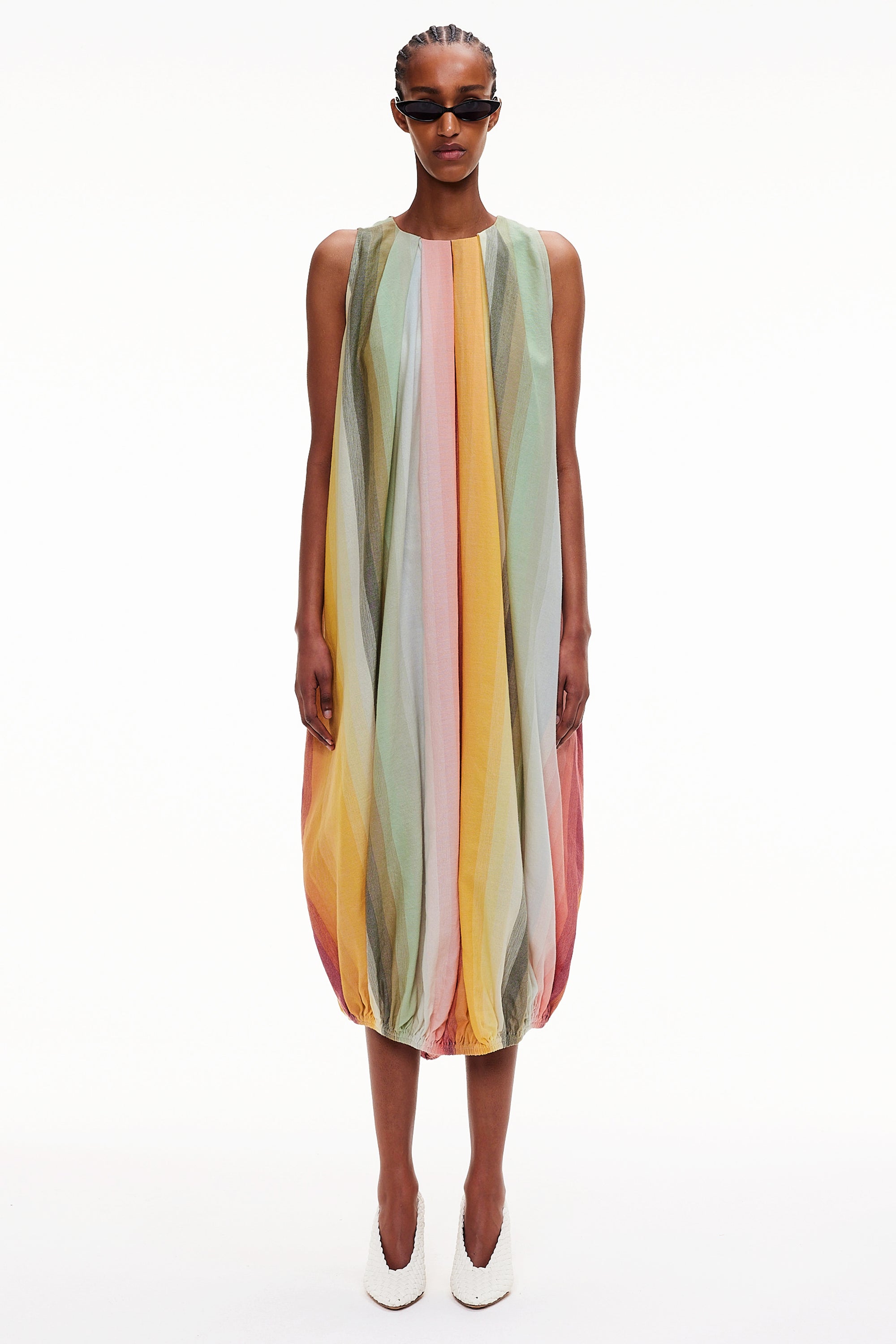 The Balloon Dress - Stripe 87