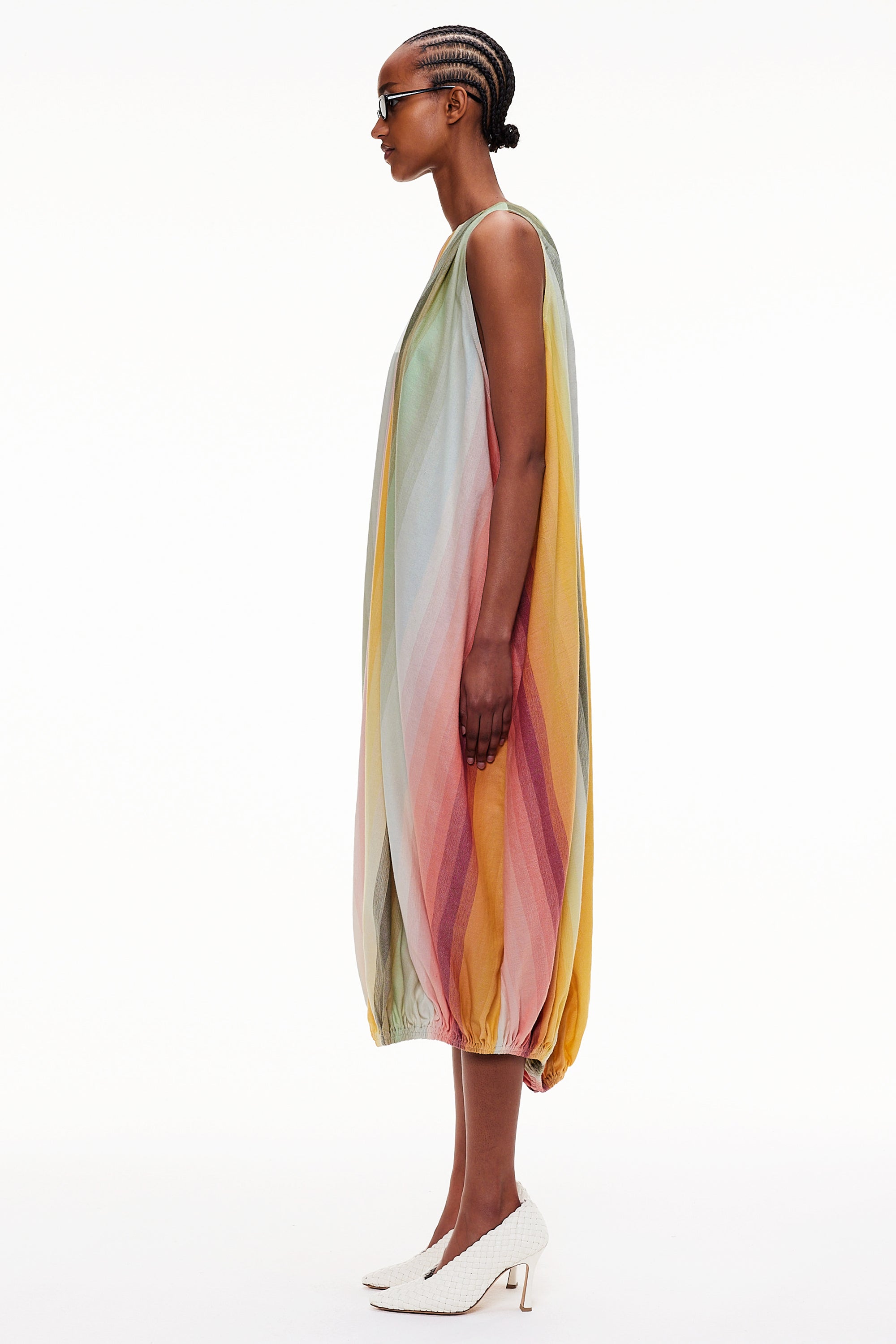 The Balloon Dress - Stripe 87