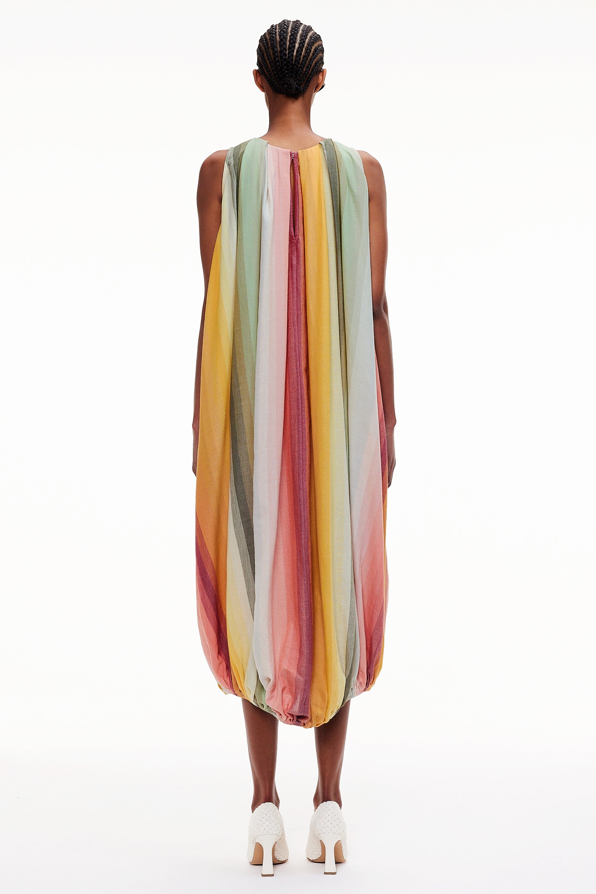 The Balloon Dress - Stripe 87