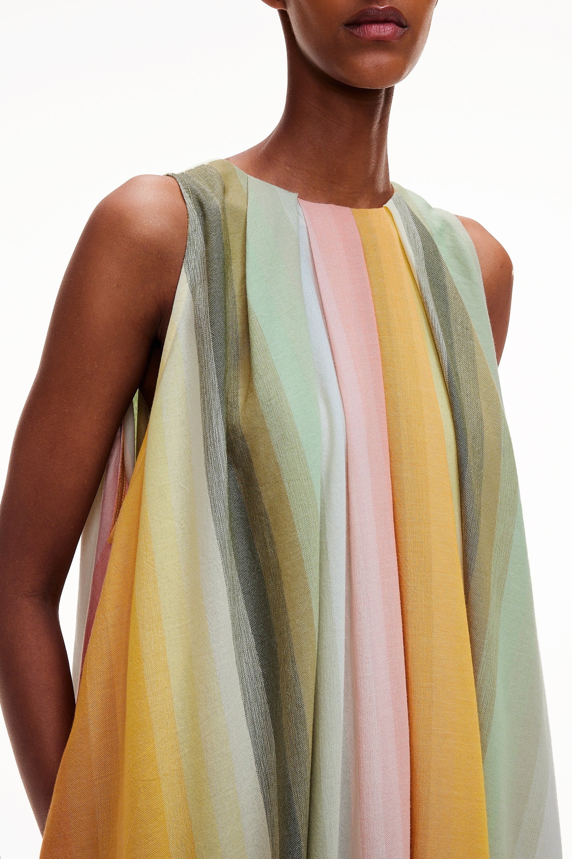 The Balloon Dress - Stripe 87