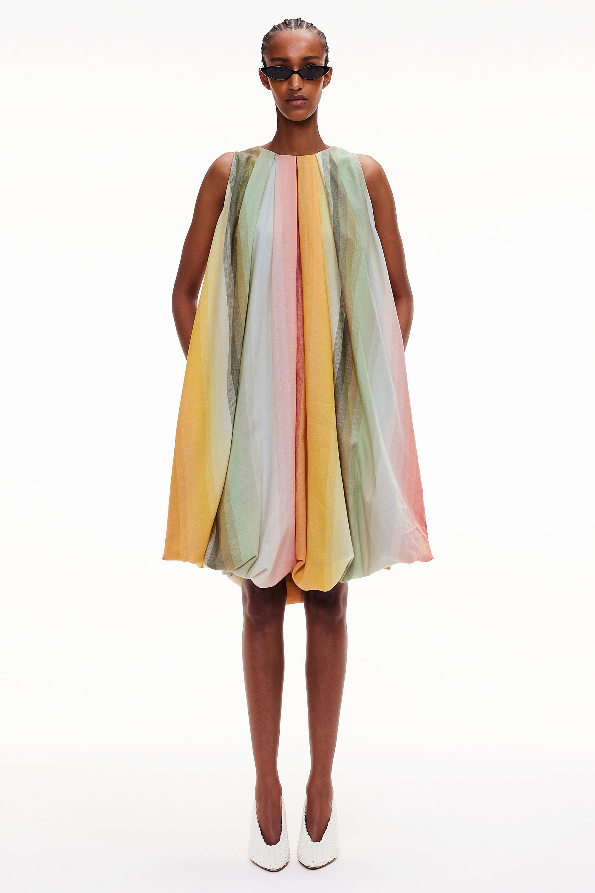 The Balloon Dress - Stripe 87