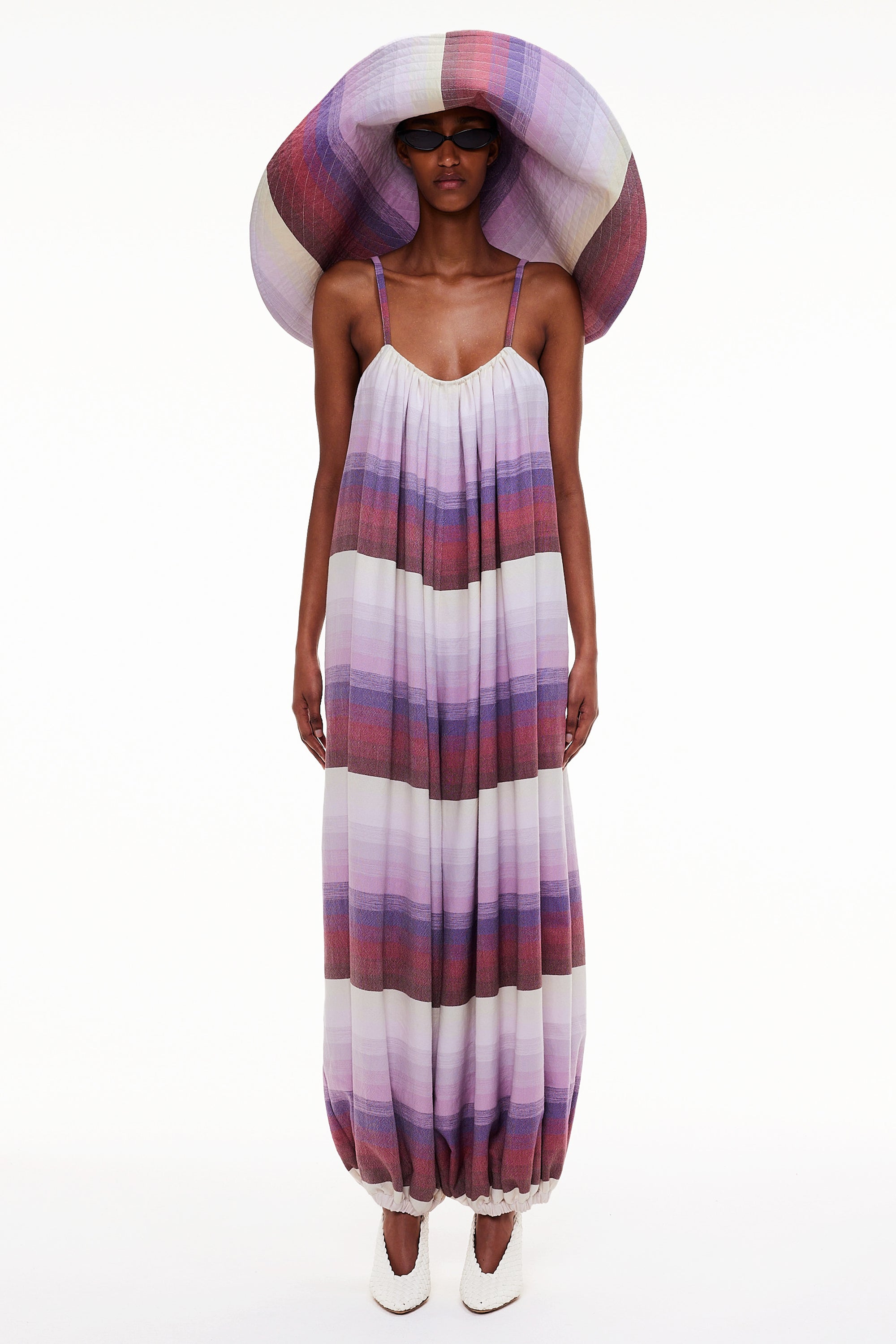 The Pamela Hat - Stripe 52