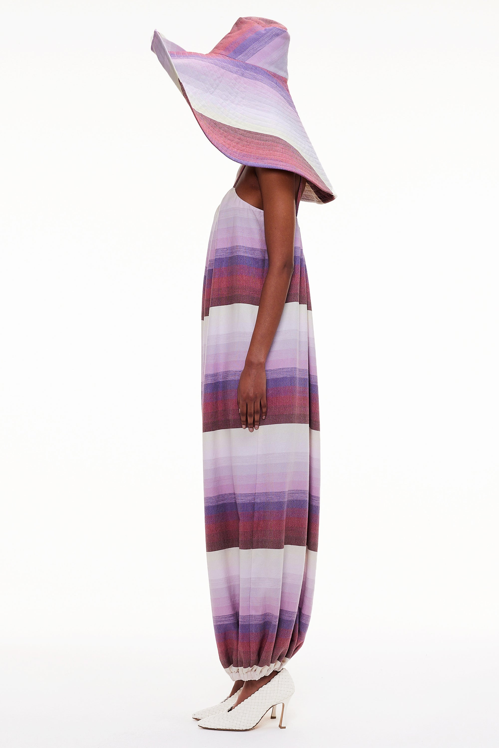 The Pamela Hat - Stripe 52