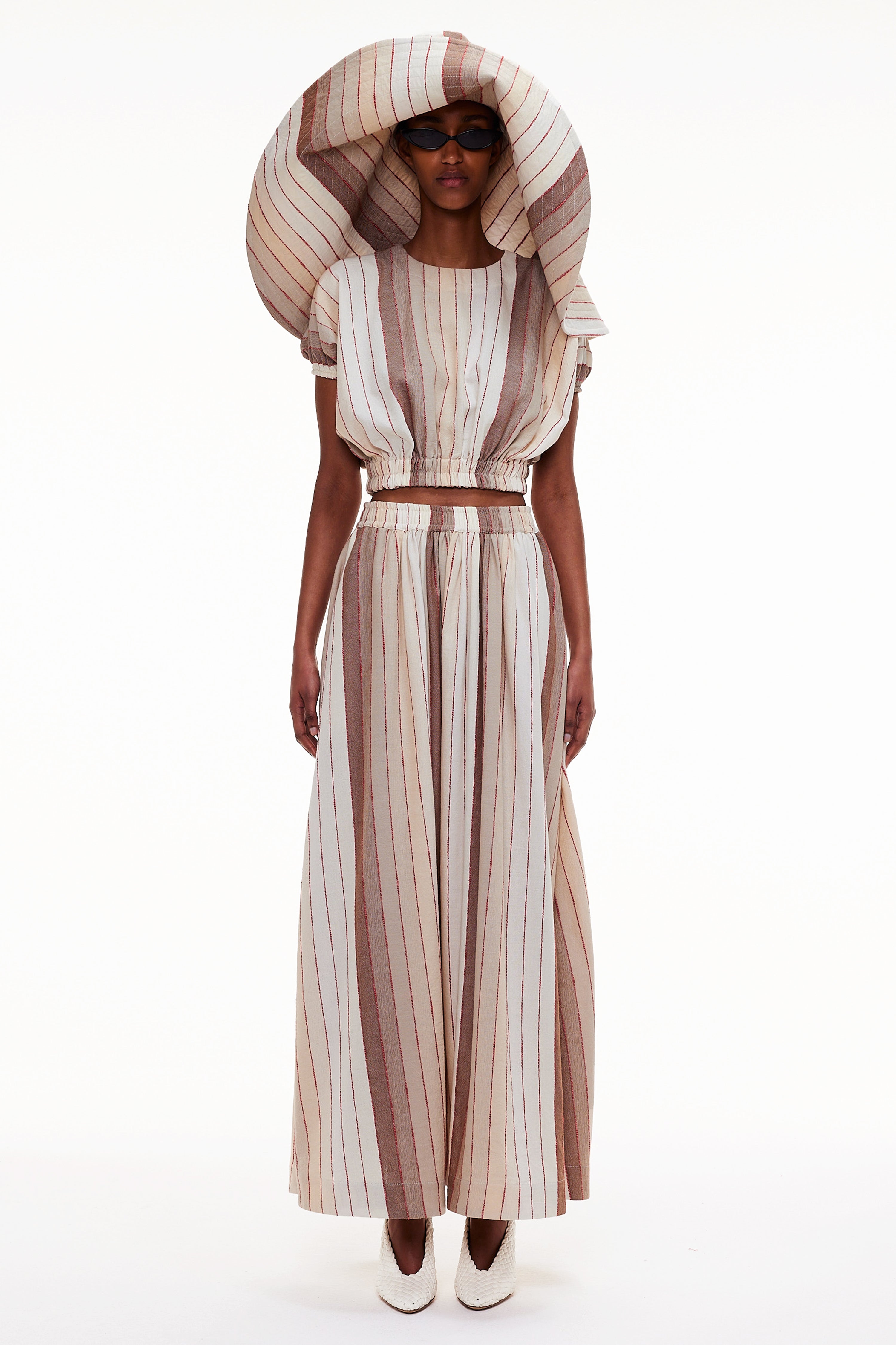 The Pamela Hat - Stripe 54