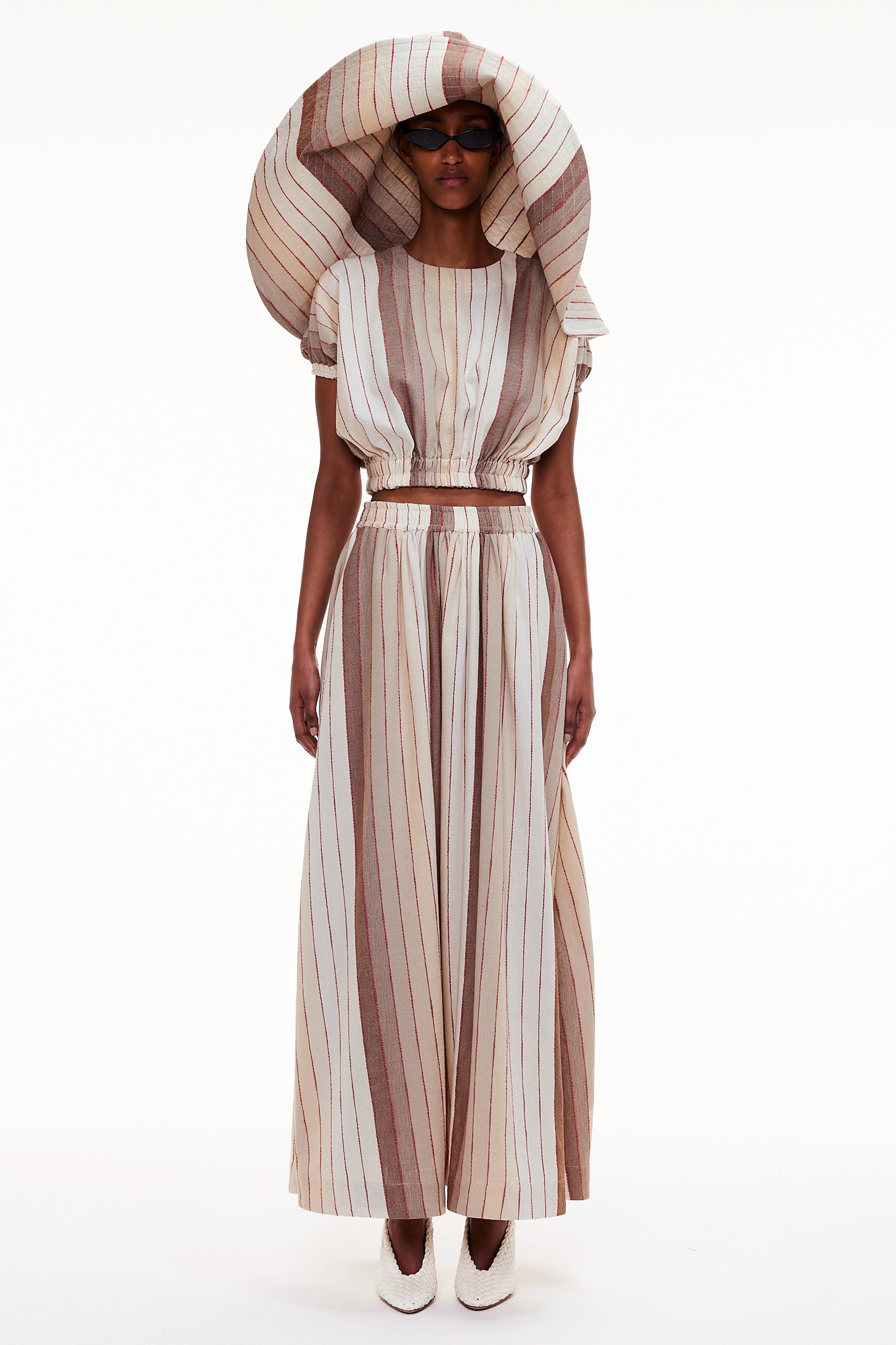 The Pamela Hat - Stripe 54