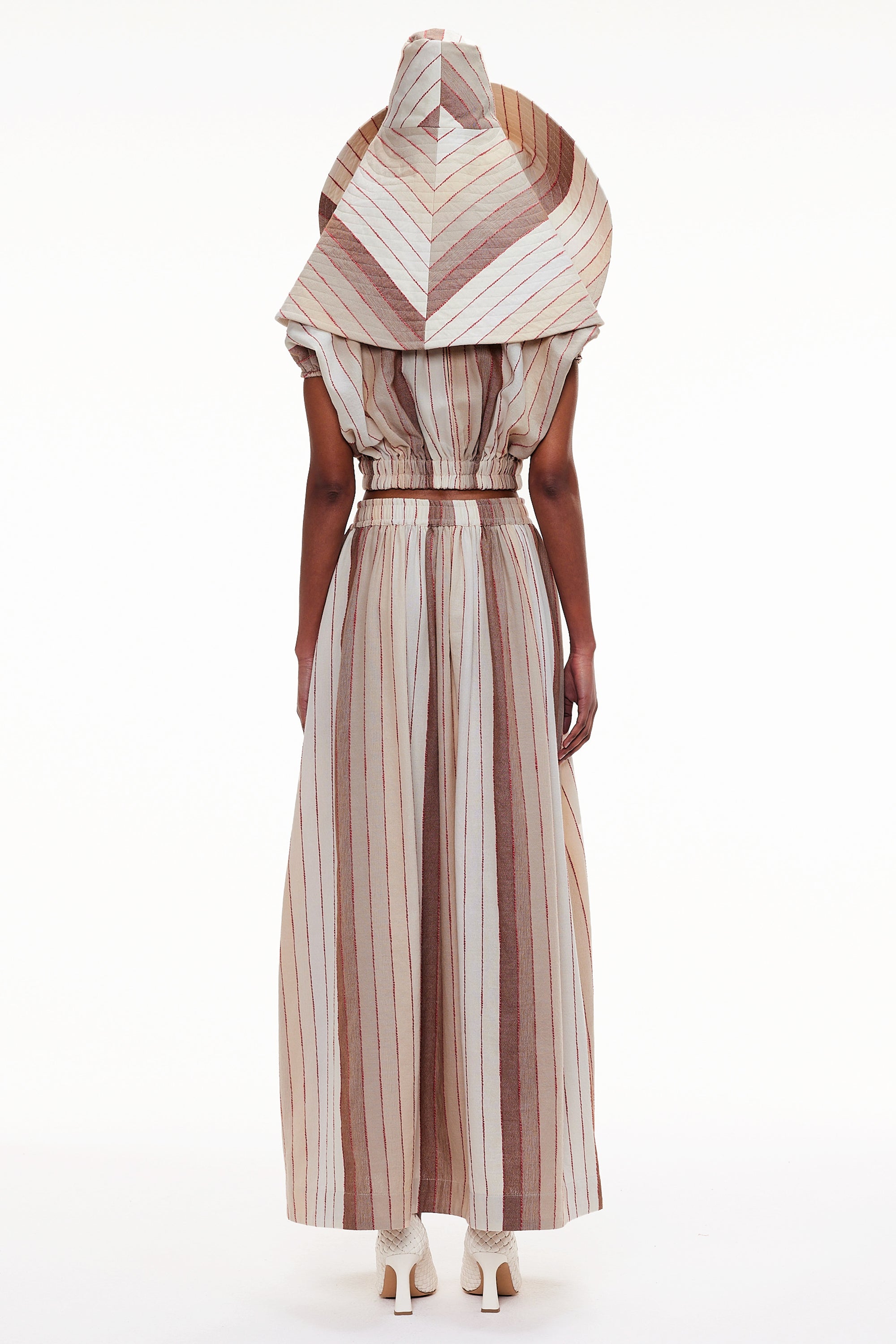 The Pamela Hat - Stripe 54