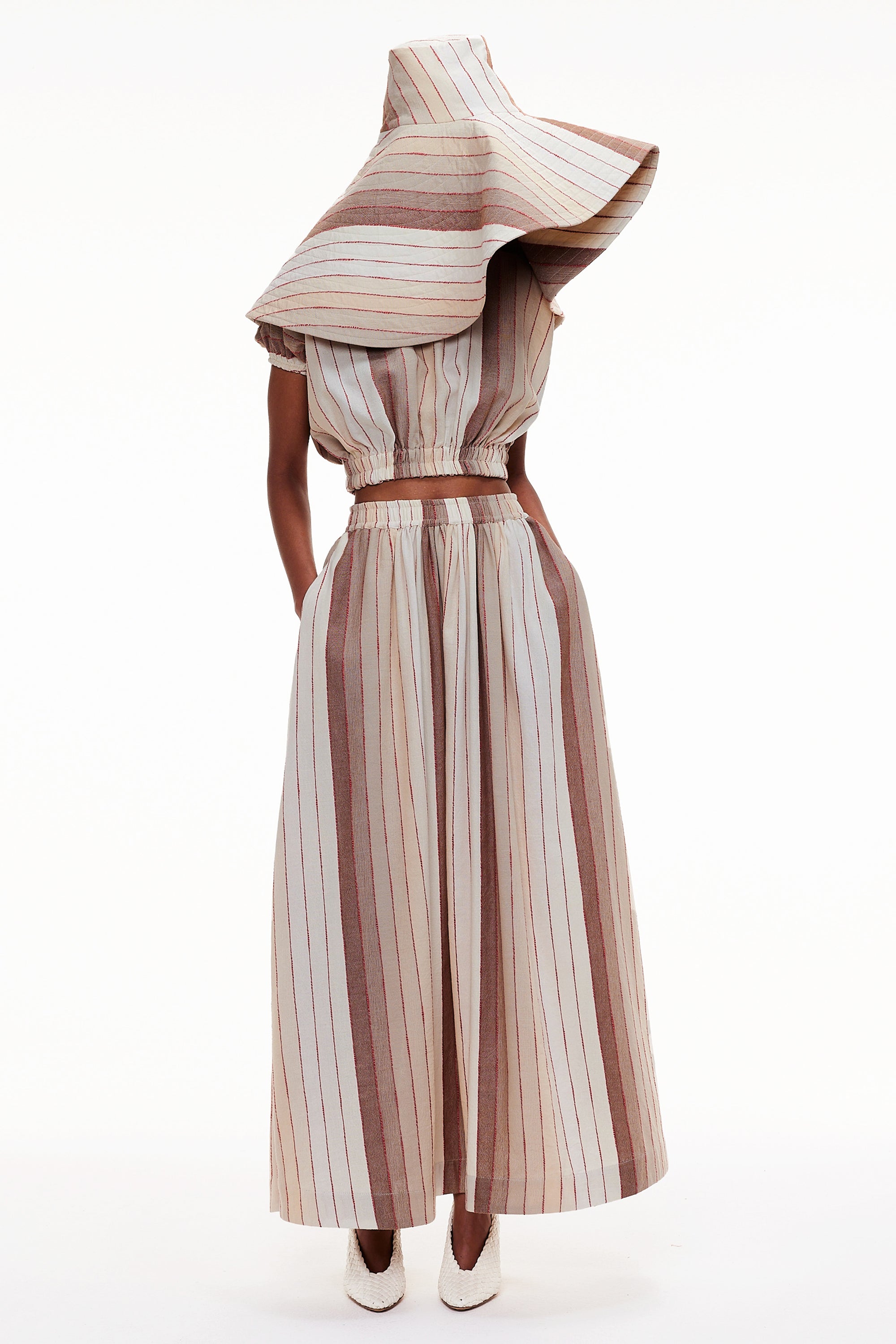 The Pamela Hat - Stripe 54