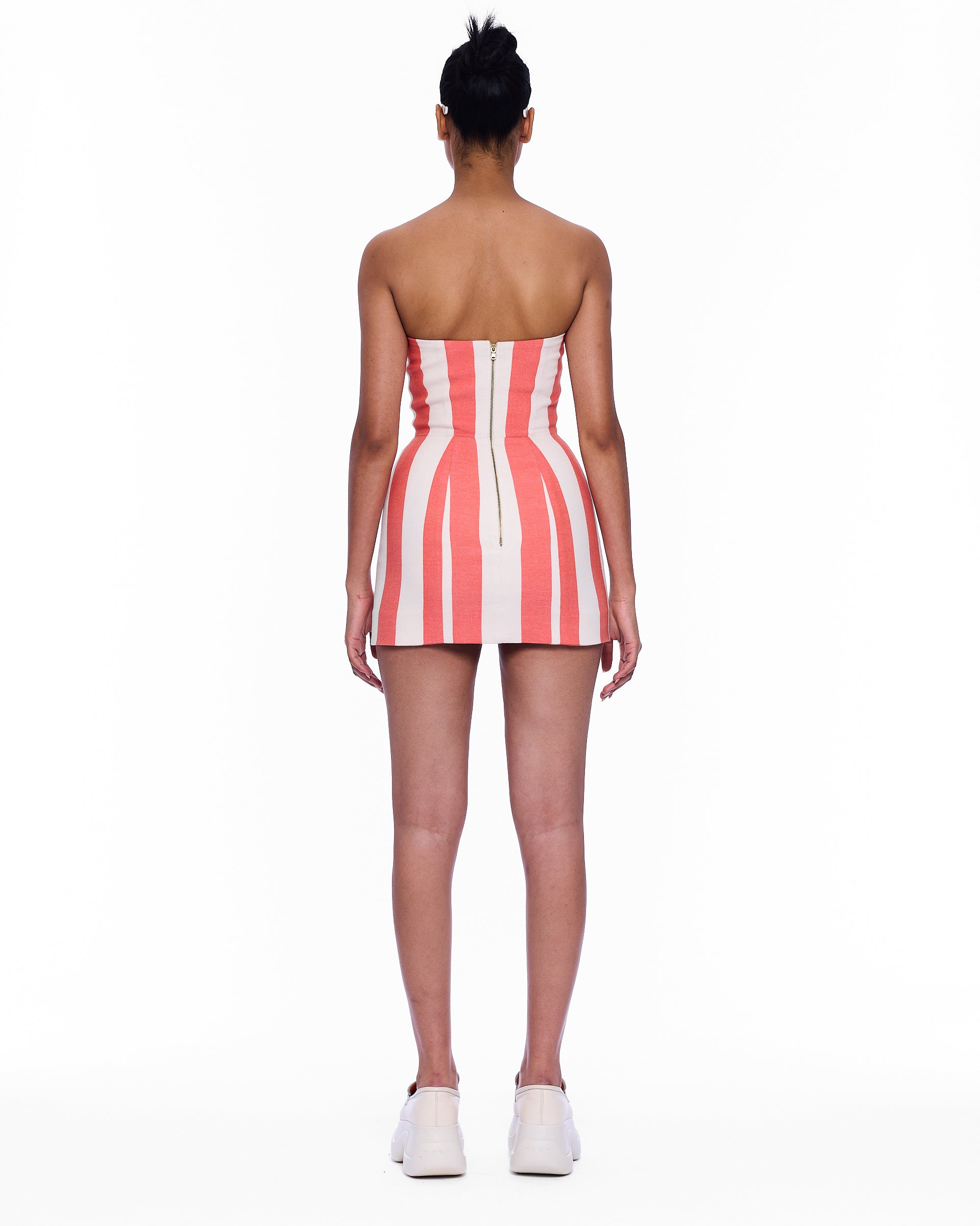 The Sculpted Corset Dress : Stripe 11