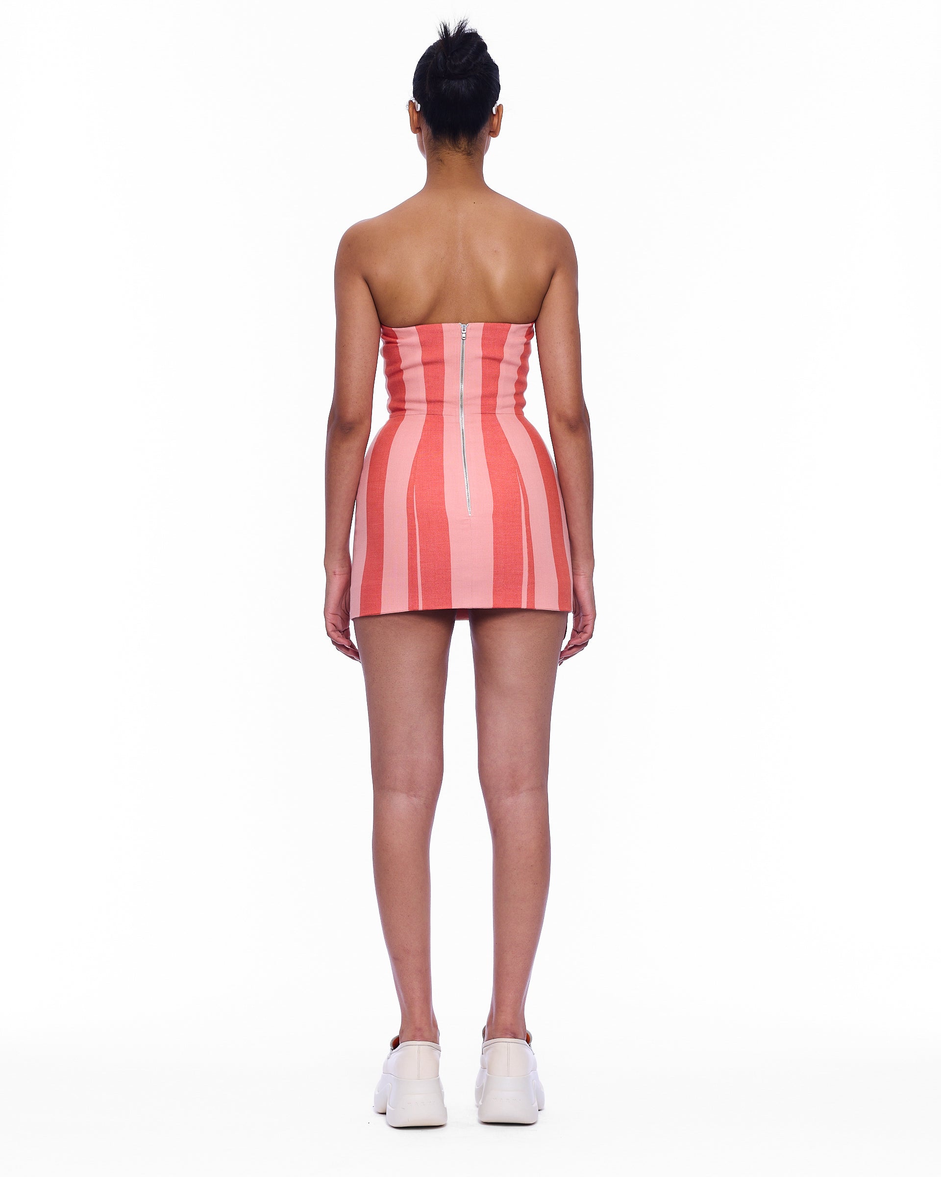 The Sculpted Corset Dress : Stripe 10