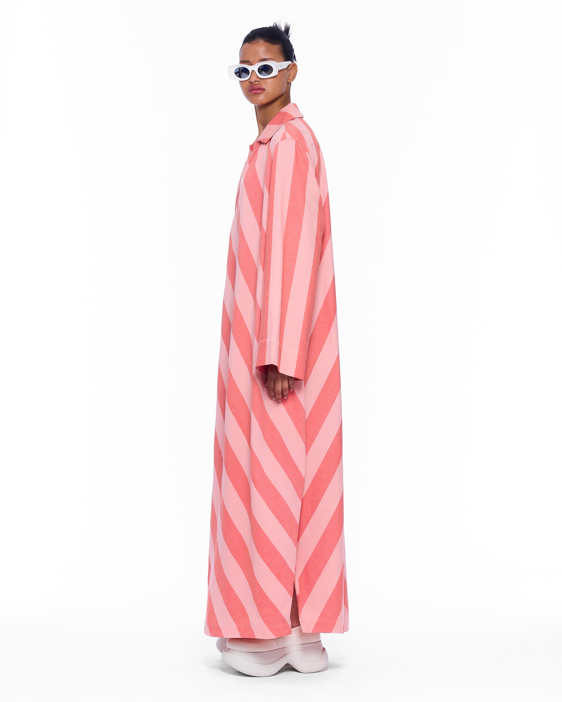 The V-Neck Caftan : Stripe 10