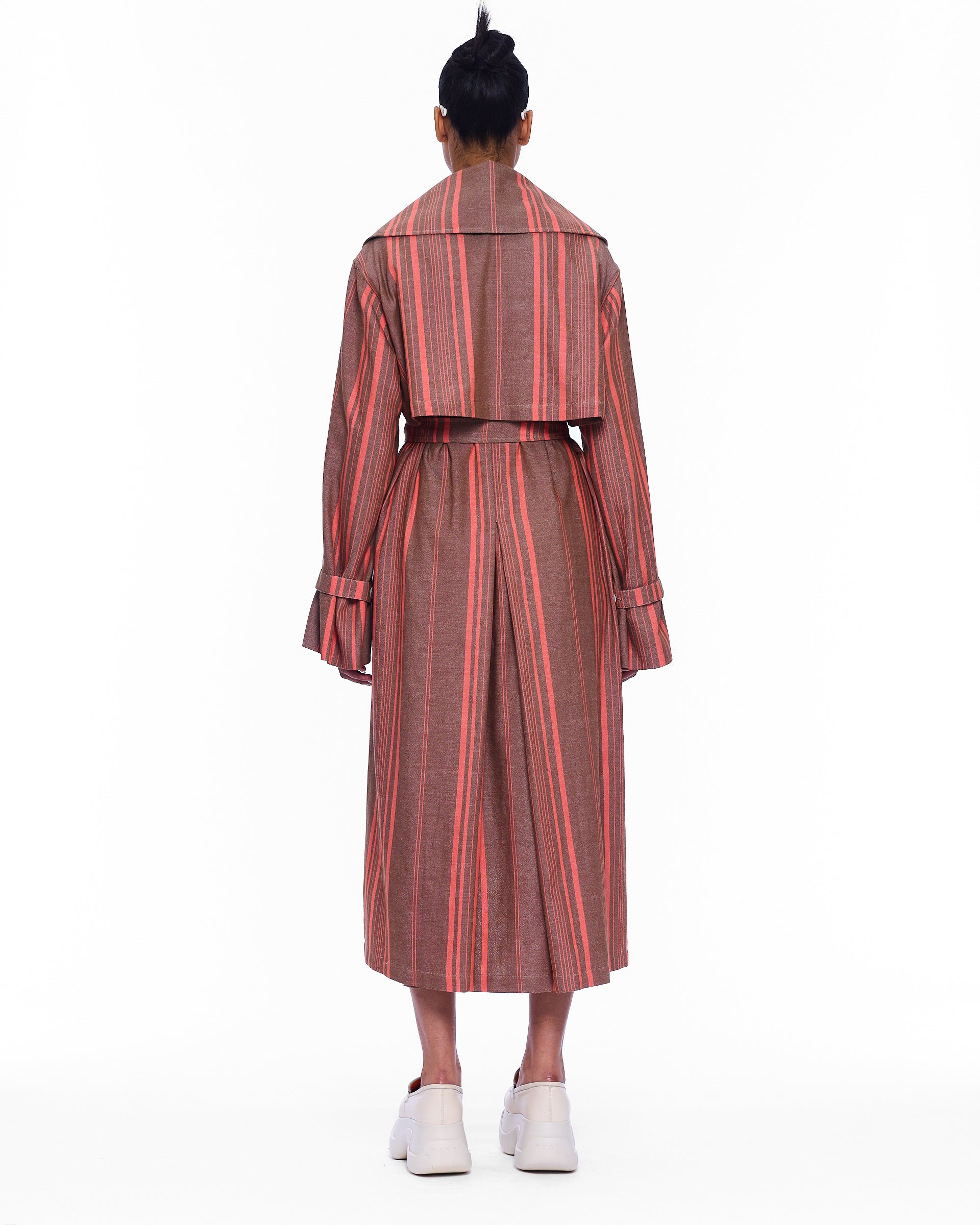 The Trench Shirt Dress : Stripe 16