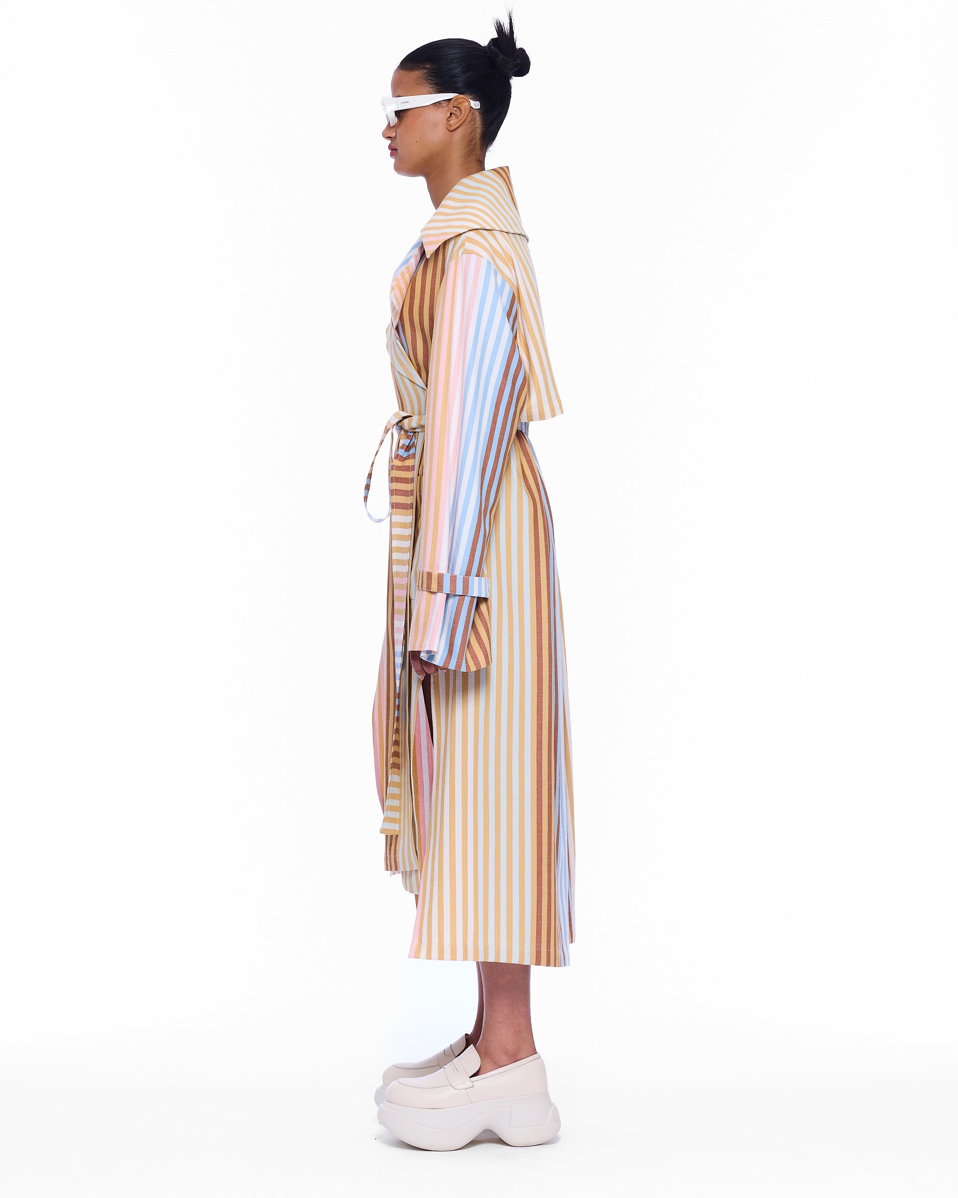 The Trench Shirt Dress : Stripe 14