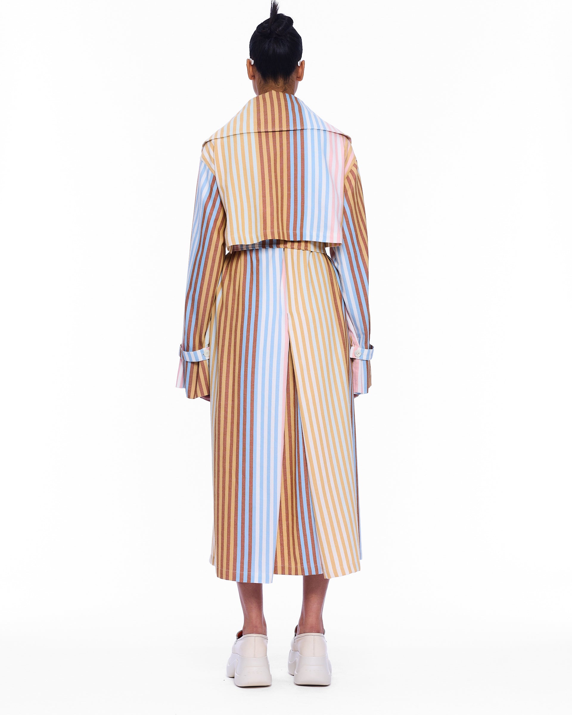 The Trench Shirt Dress : Stripe 14