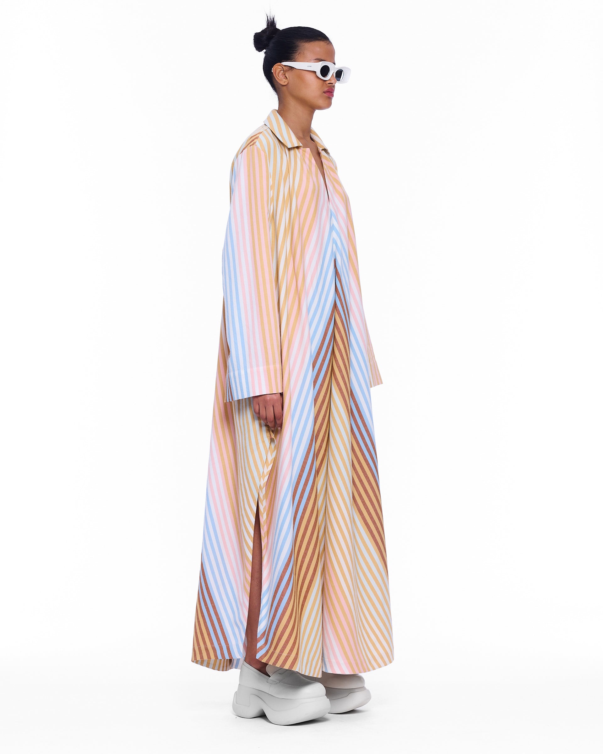 The V-Neck Caftan : Stripe 14