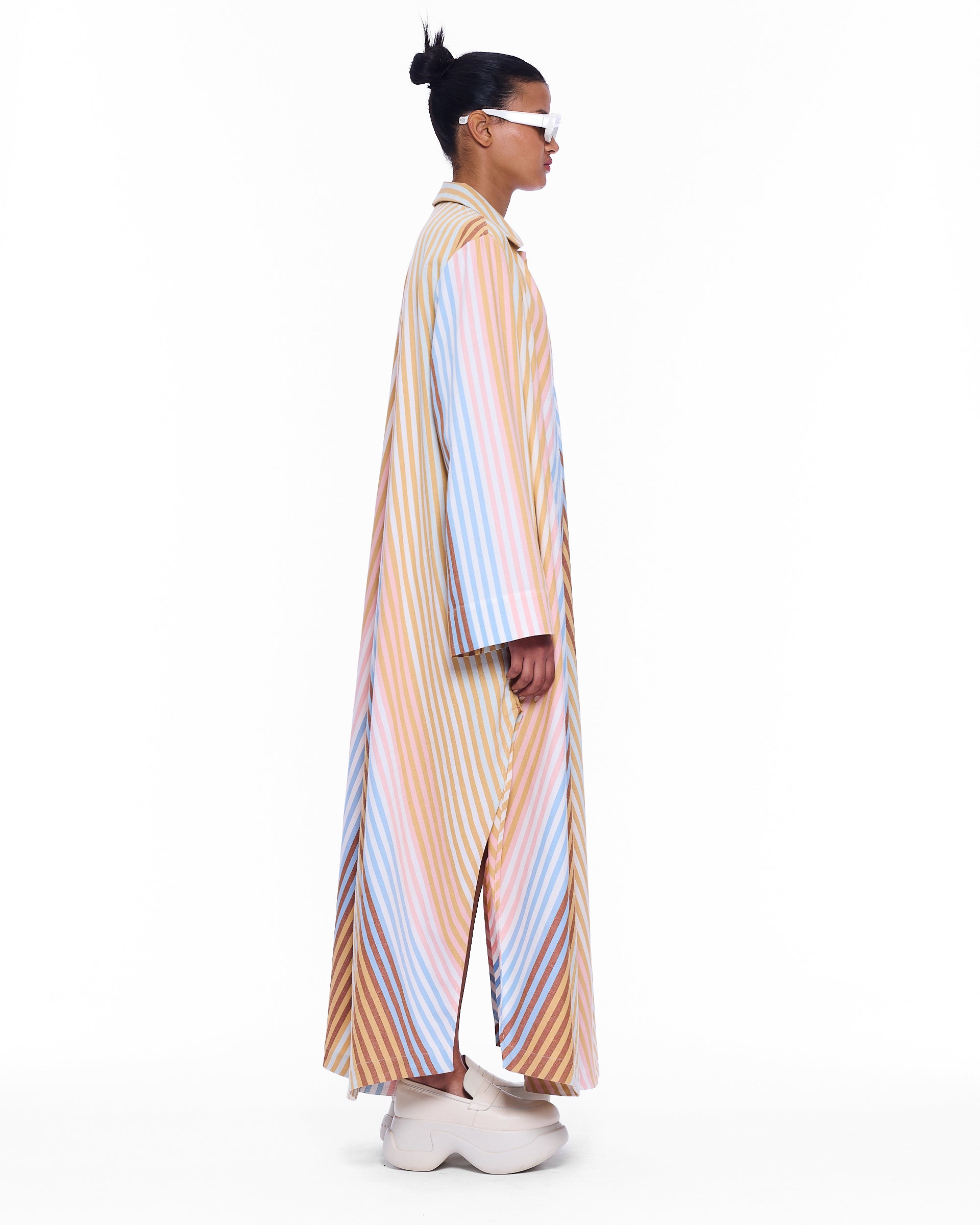 The V-Neck Caftan : Stripe 14