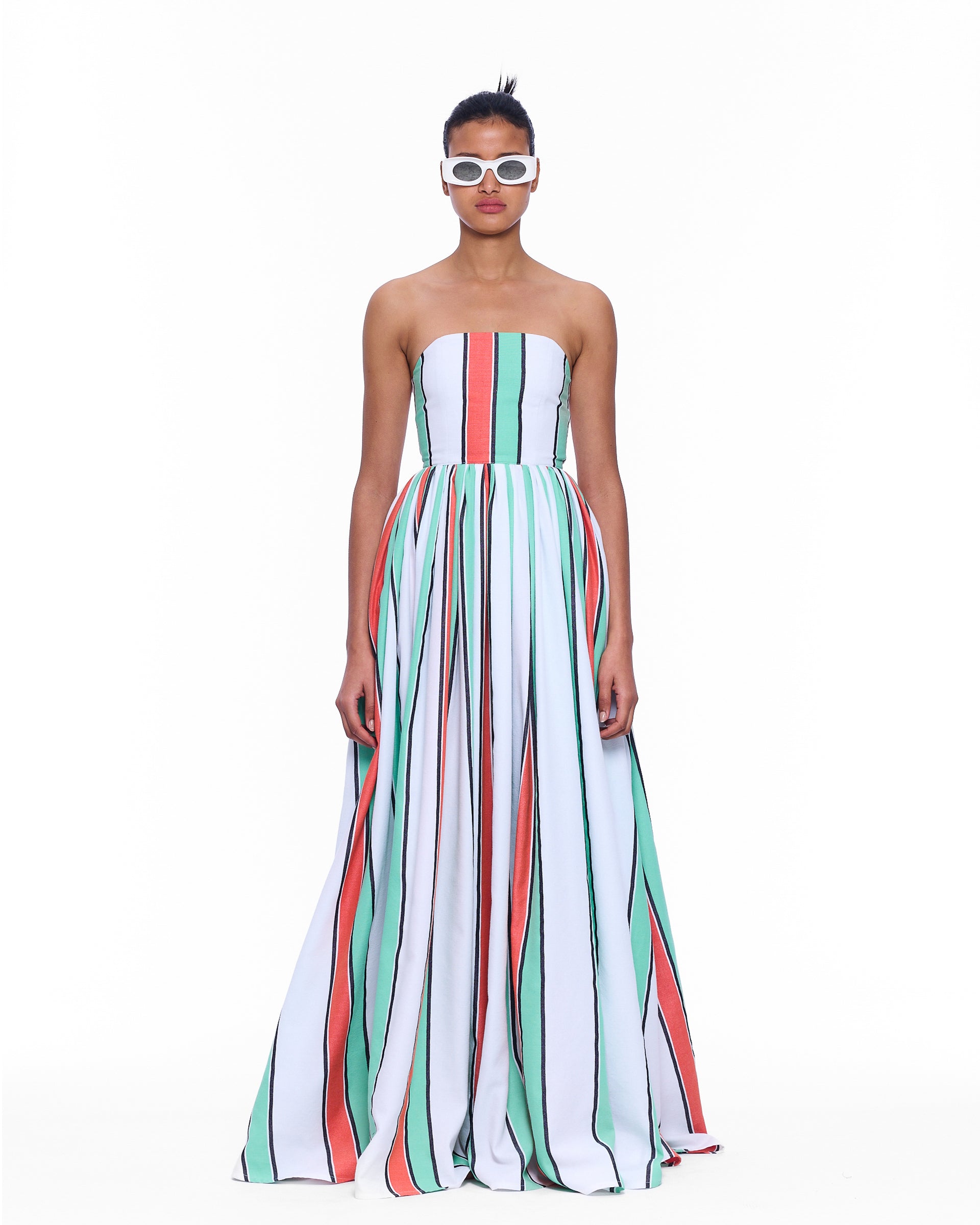 The Corset Maxi Dress : Stripe 2