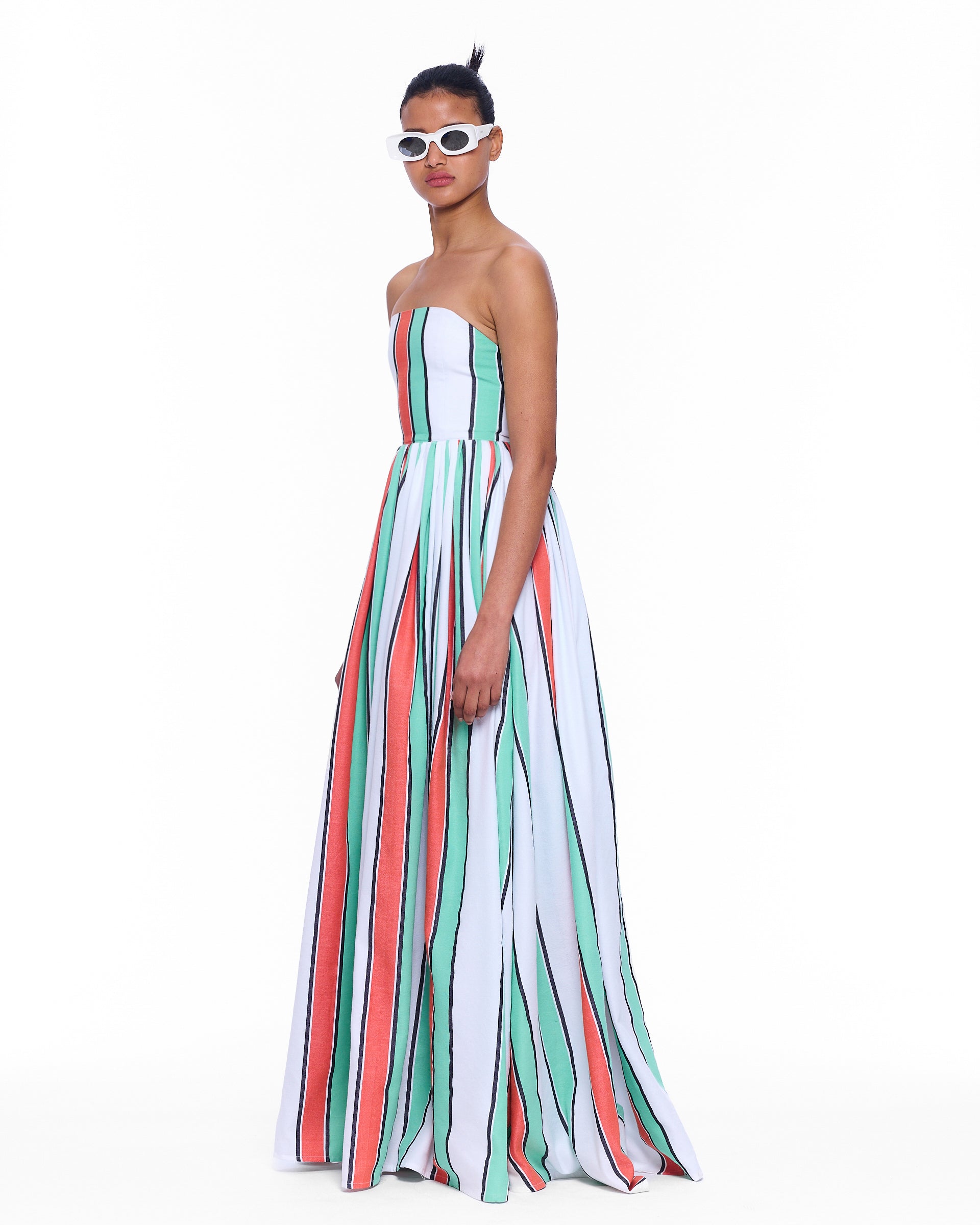 The Corset Maxi Dress : Stripe 2