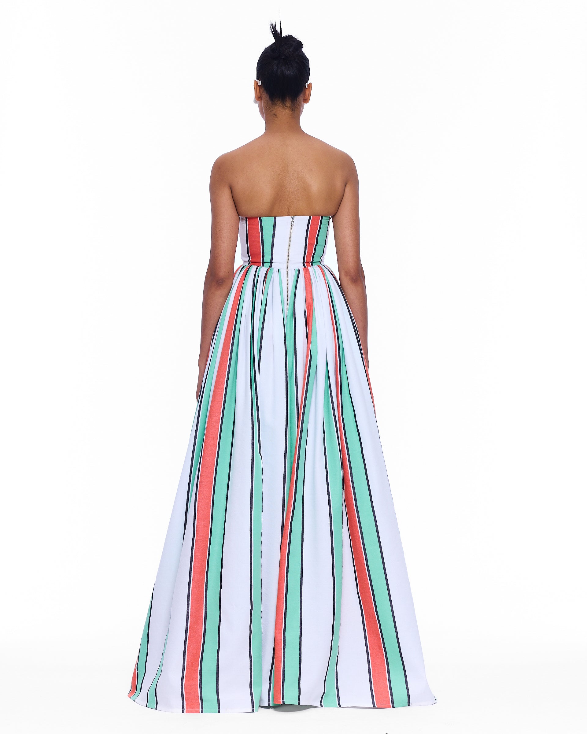 The Corset Maxi Dress : Stripe 2