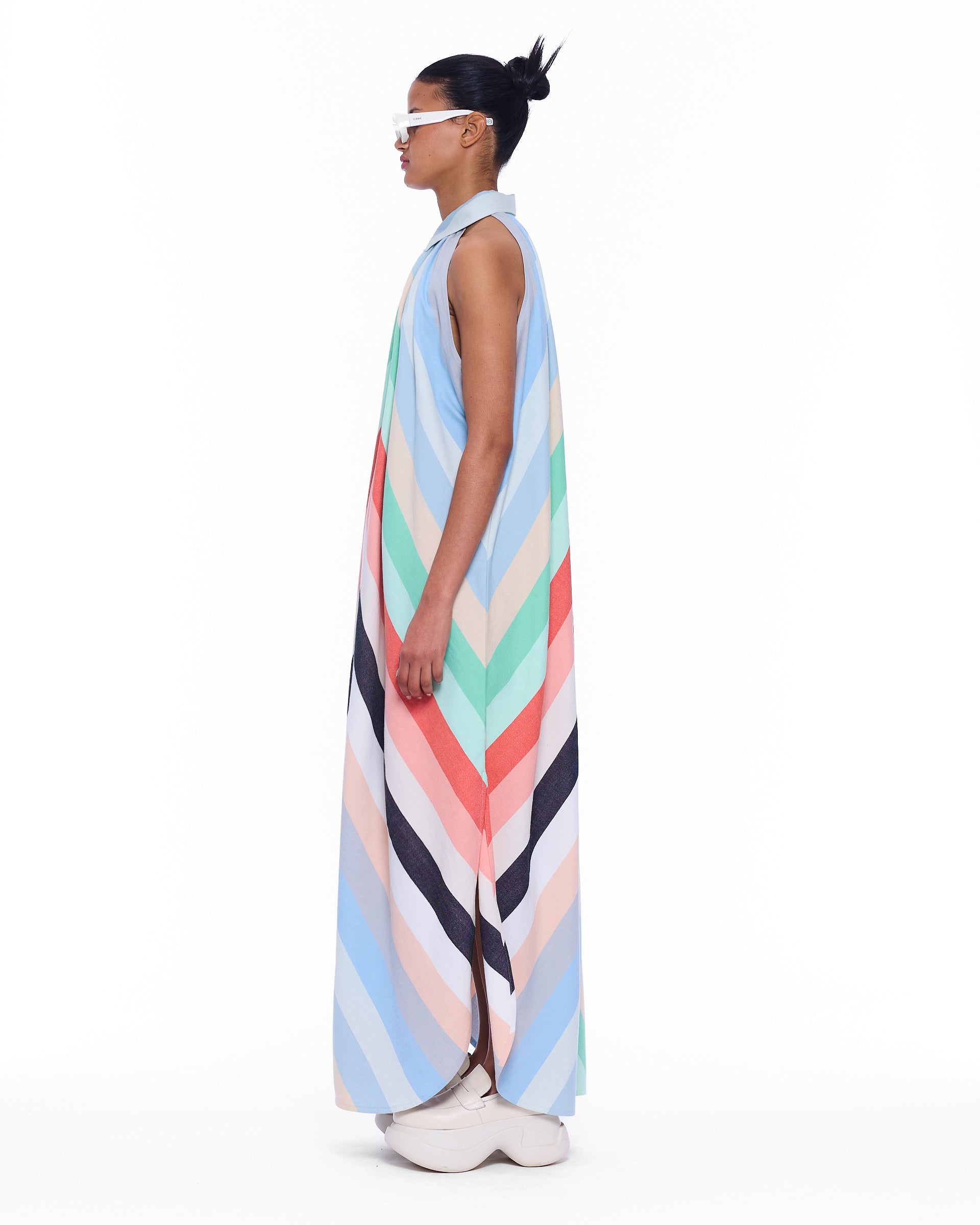 The Halter Dress : Stripe 32