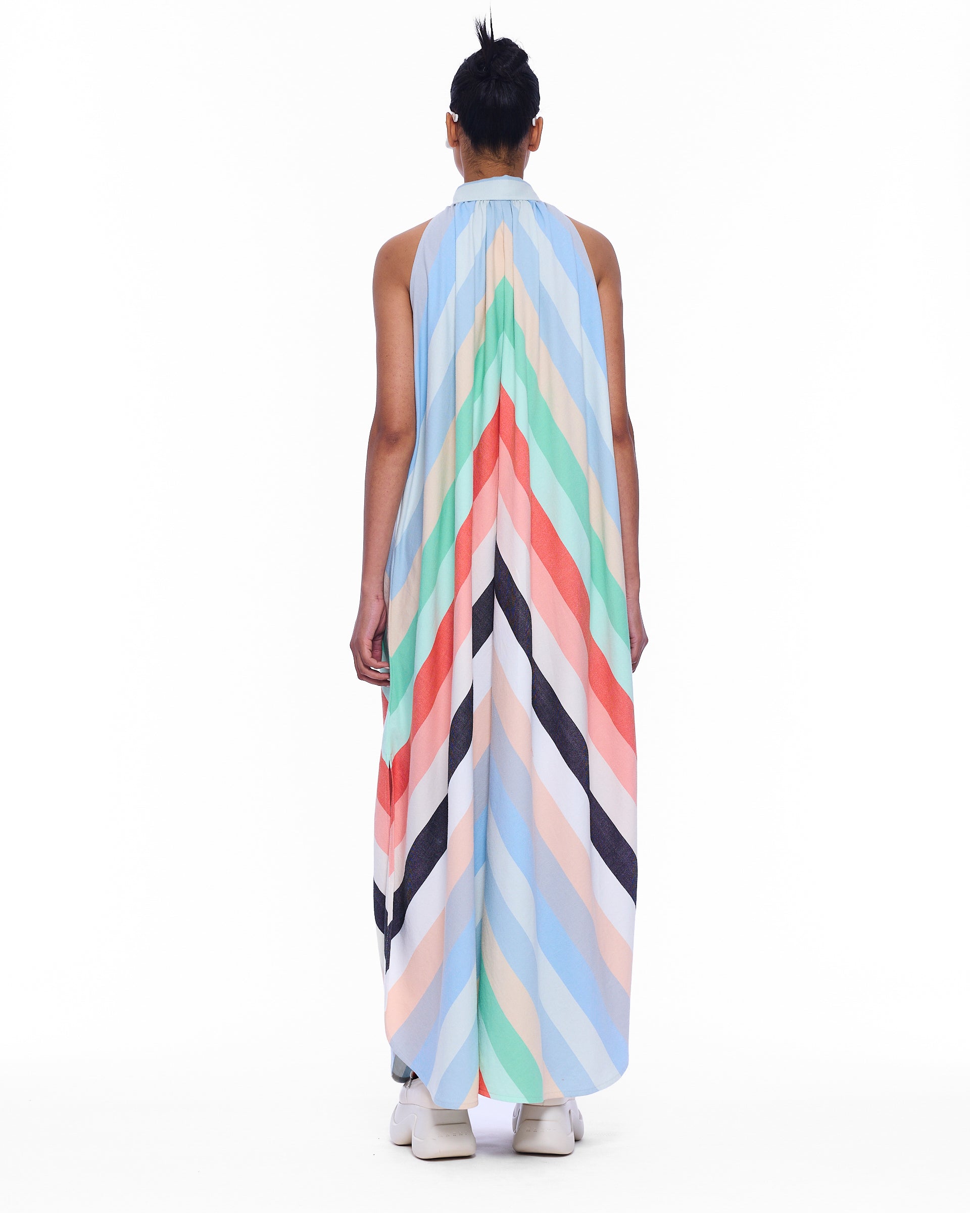 The Halter Dress : Stripe 32