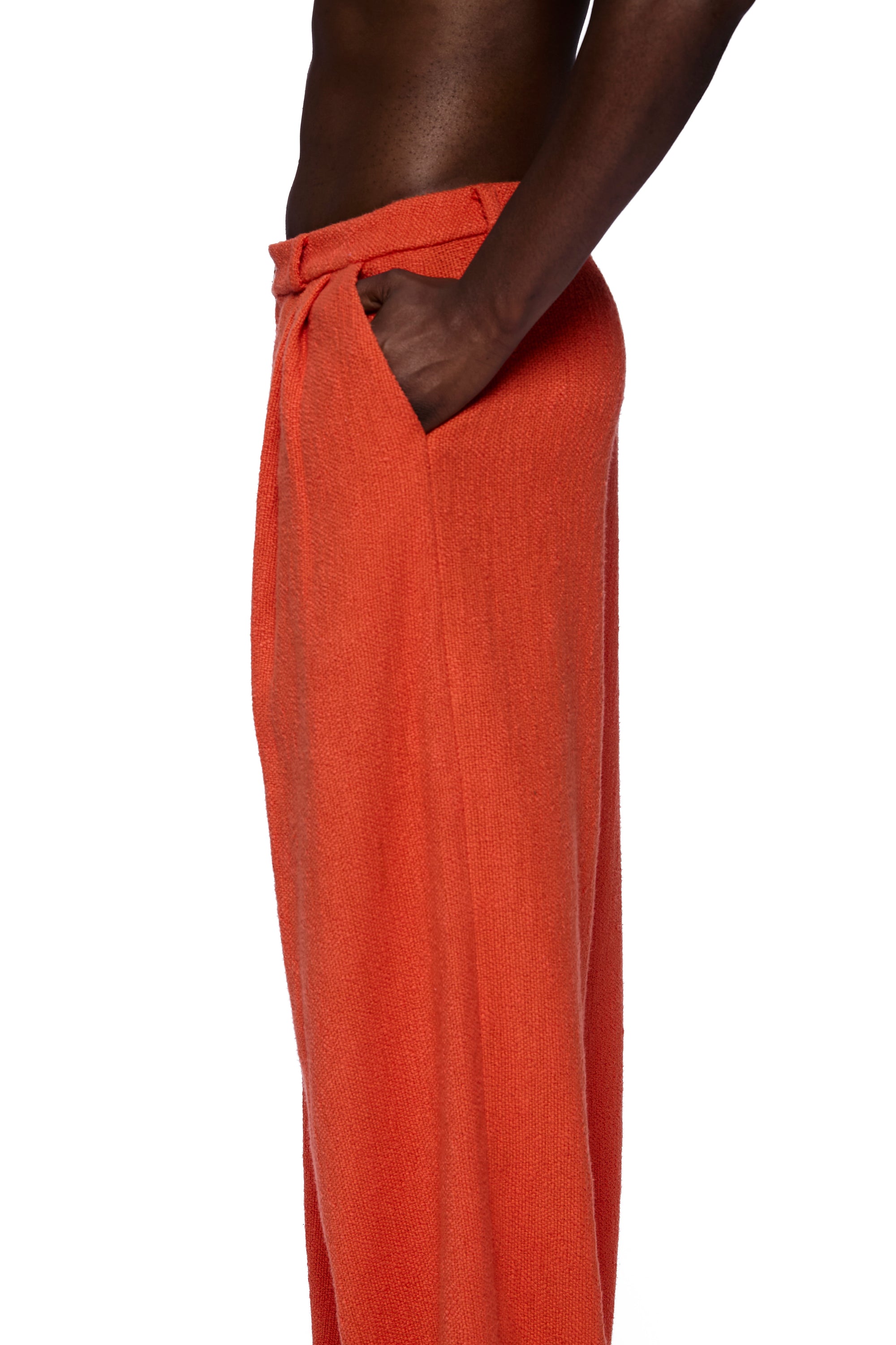 The Trouser : Burnt Orange Flamme