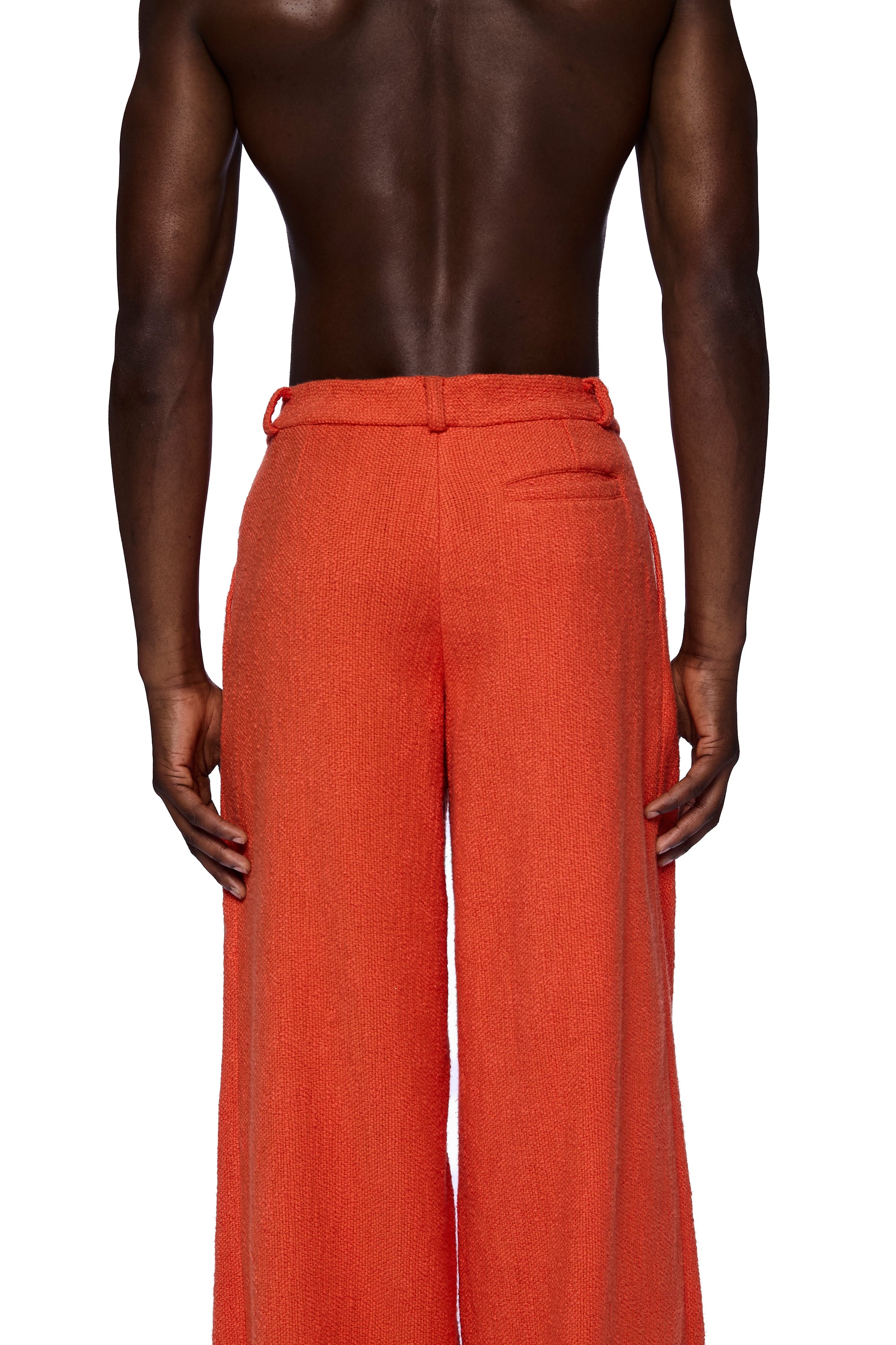 The Trouser : Burnt Orange Flamme