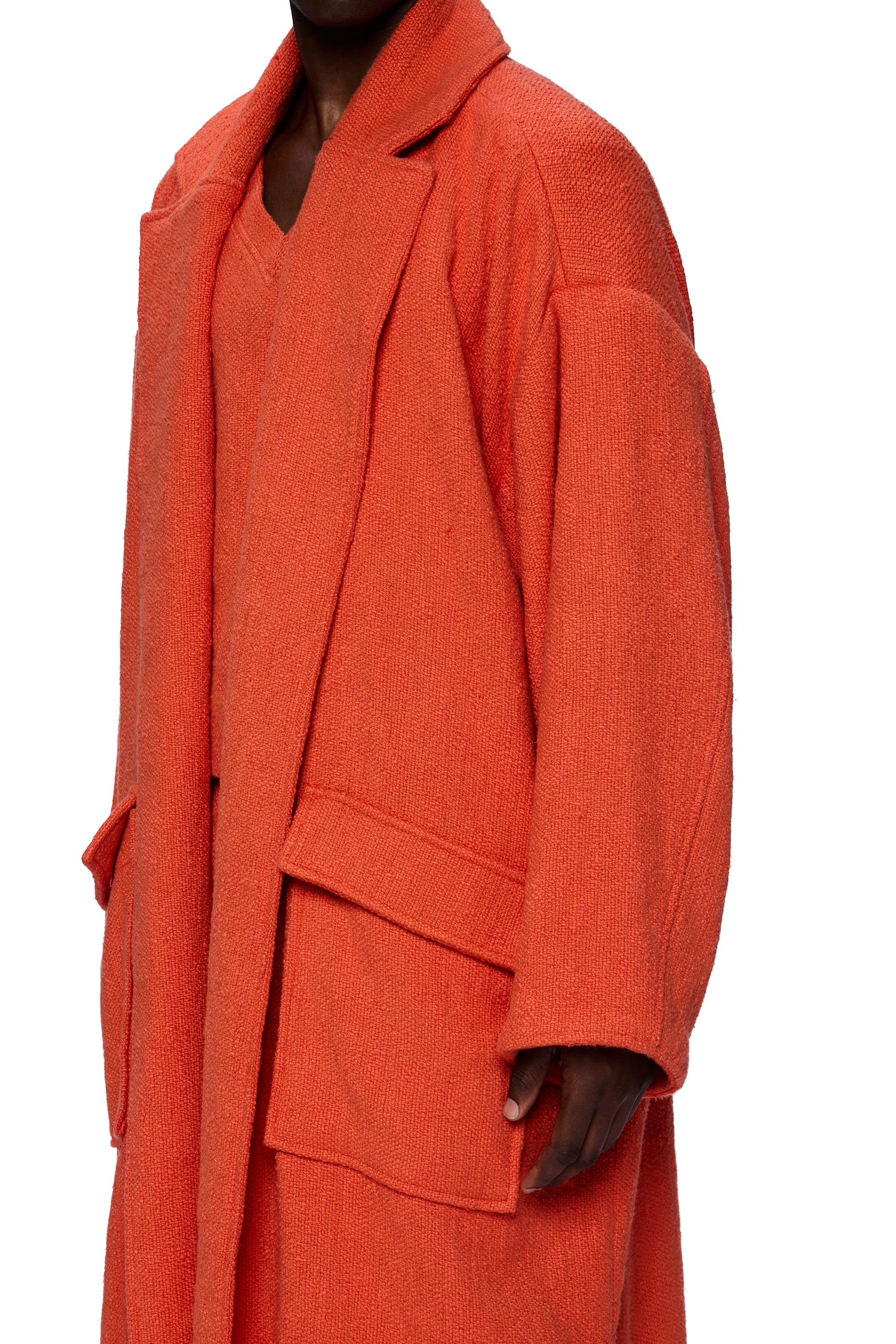 The Blanket Coat : Burnt Orange Flamme