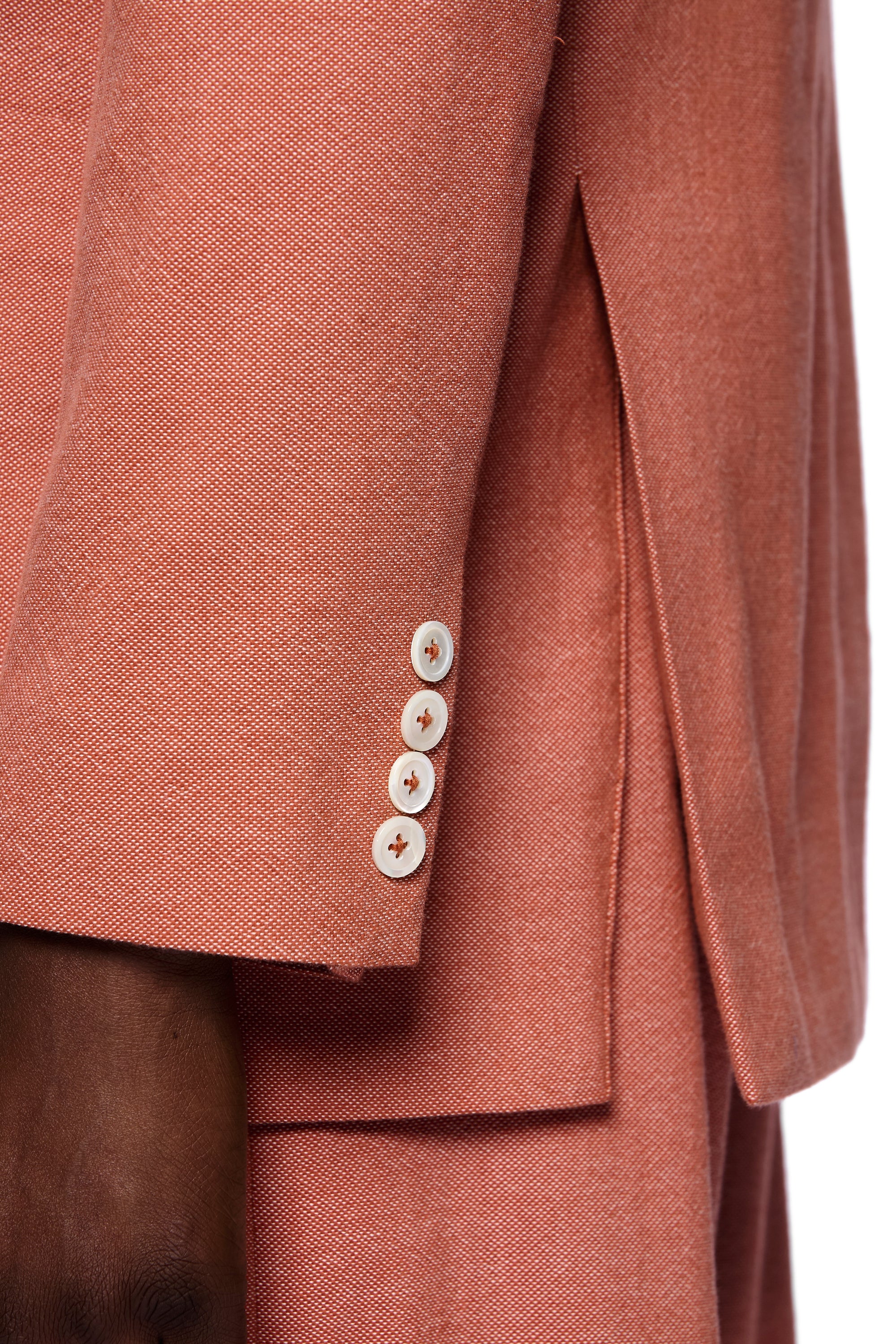 The Double Breasted Blazer : Brick