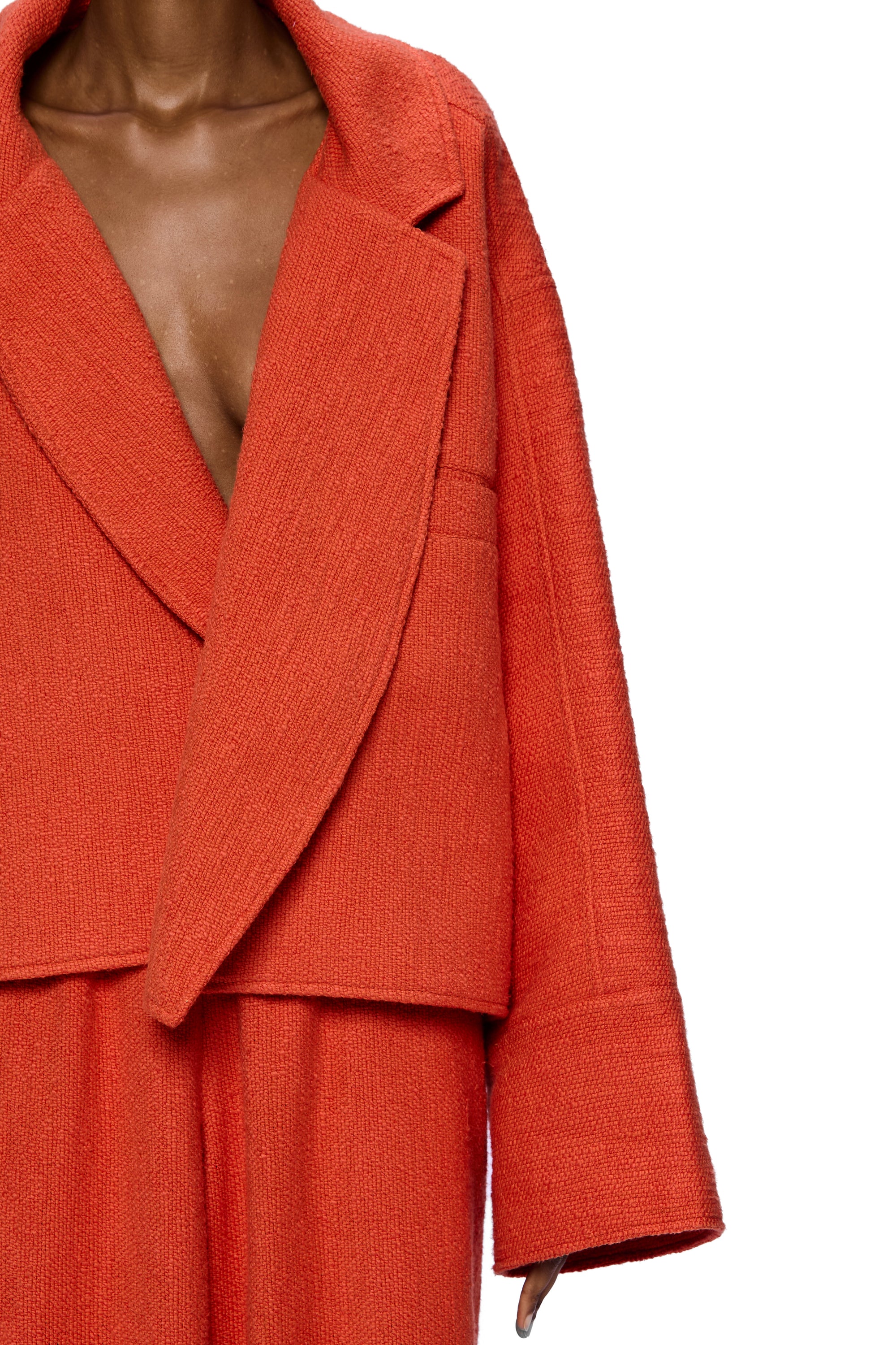 The Cropped Jacket : Burnt Orange Flamme