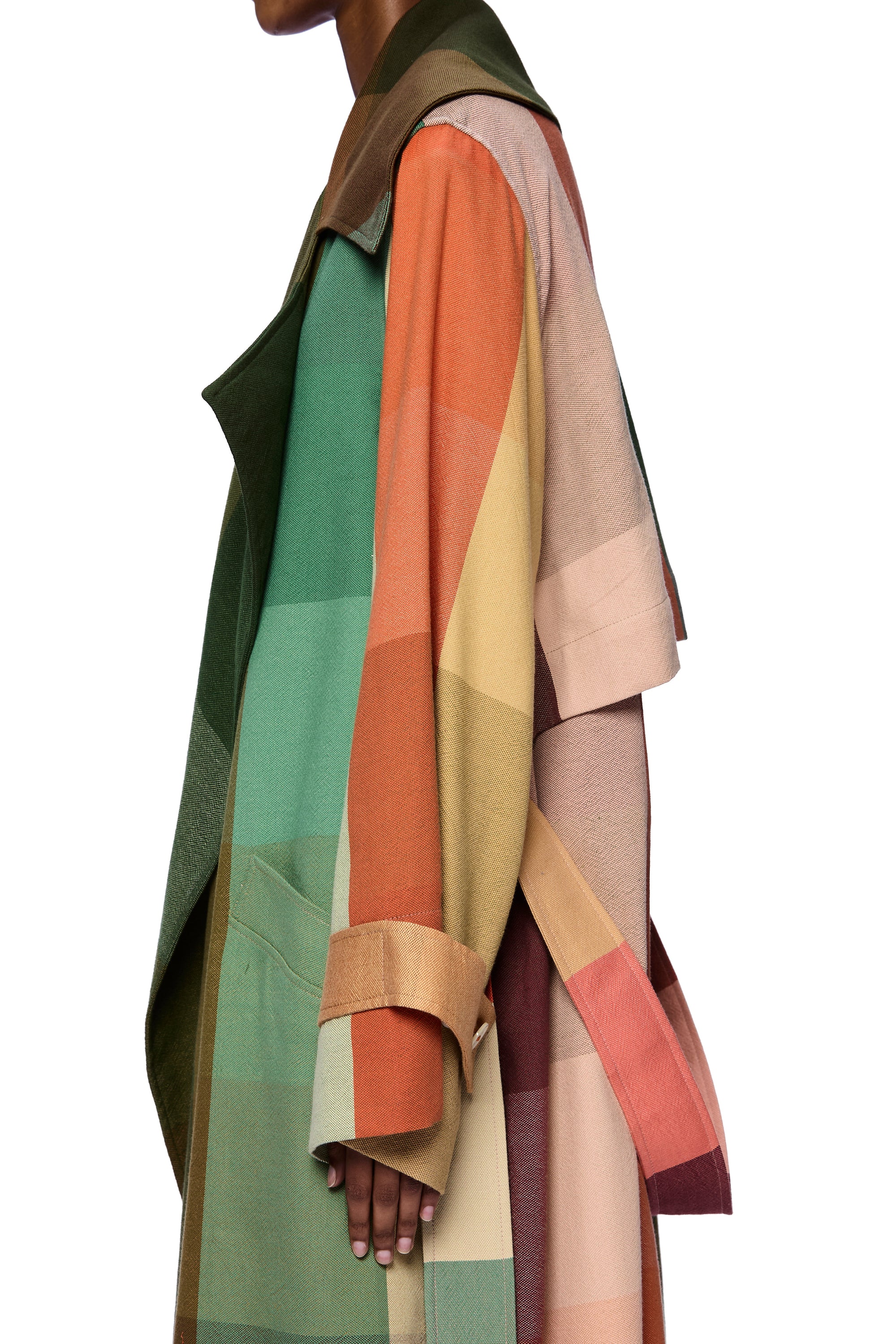 The Trench Coat : Plaid Multicolor