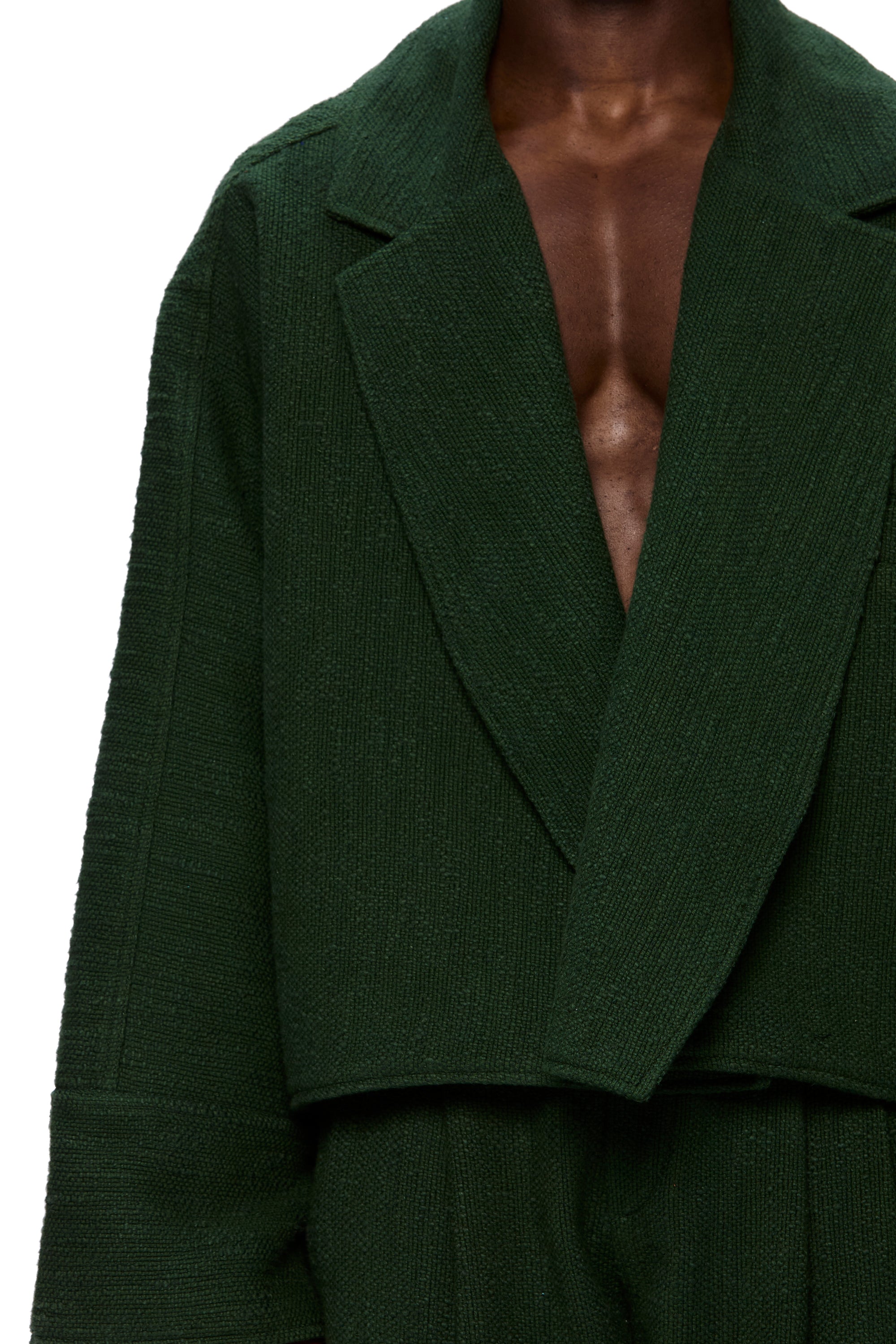 The Cropped Jacket : Pine Flamme