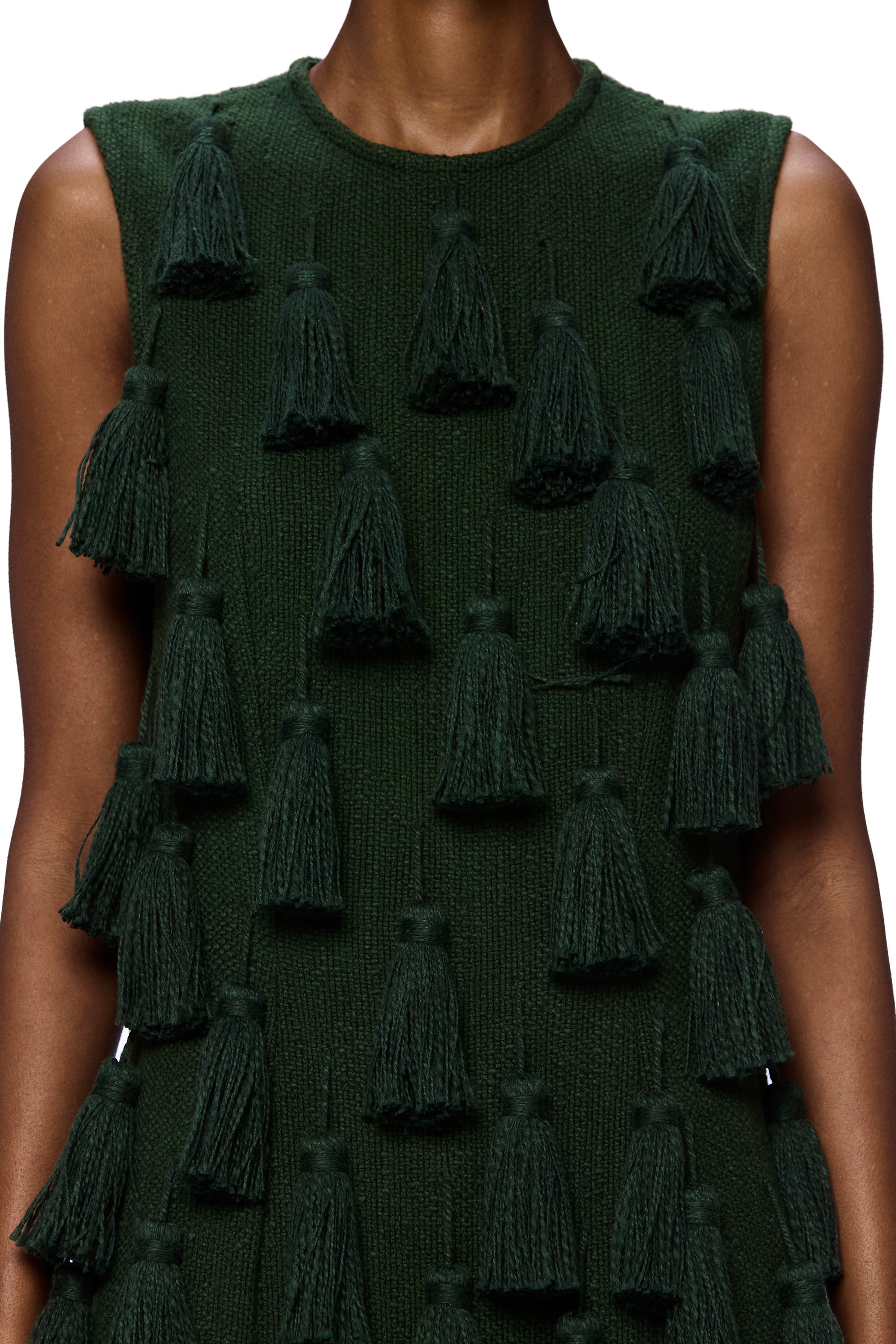 The PomPom Dress : Pine Flamme