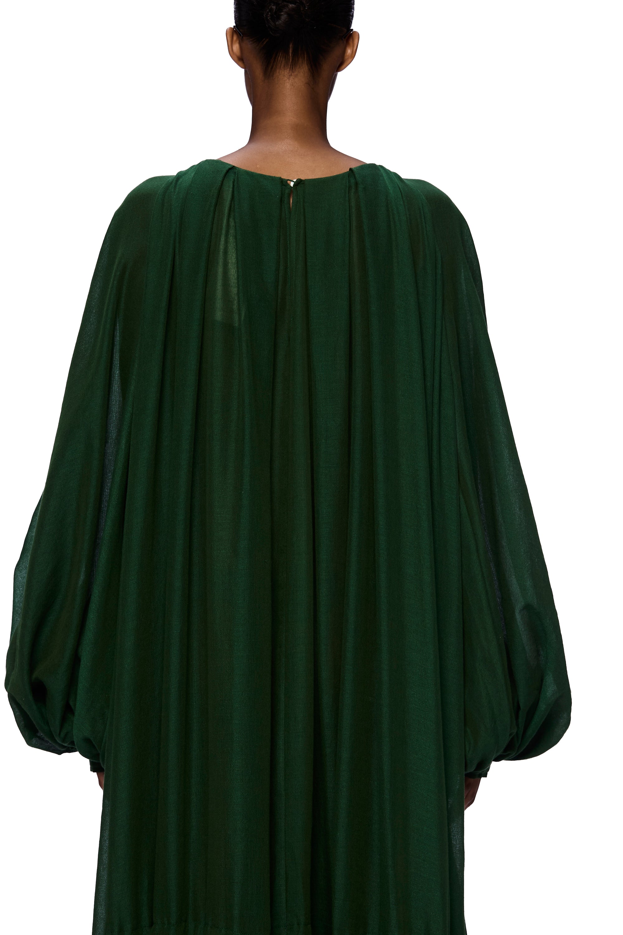 The Tiered Touareg Dress : Pine