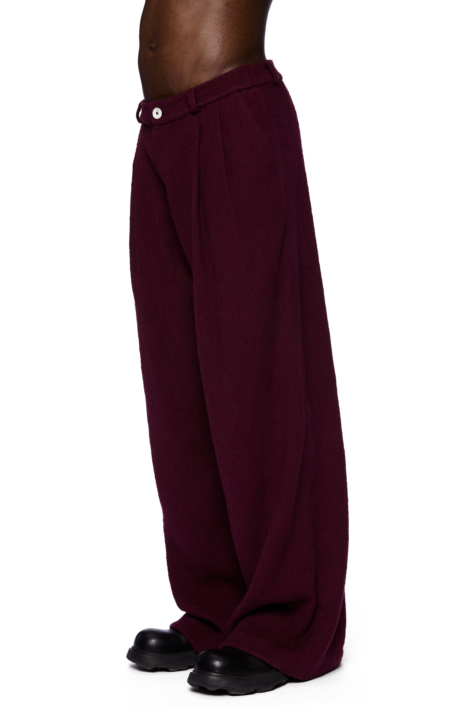 The Trouser : Merlot Flamme