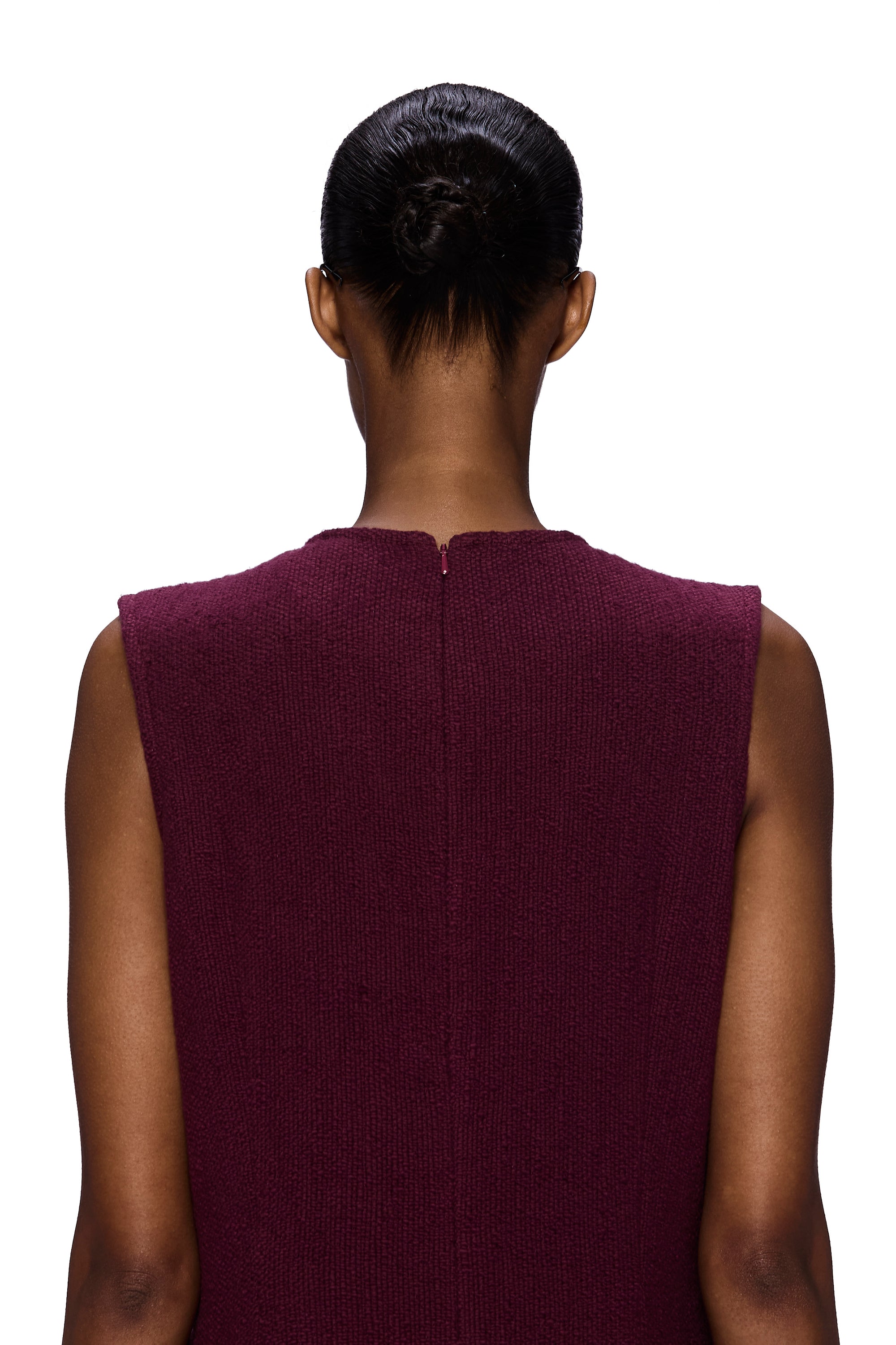 The PomPom Dress : Merlot Flamme