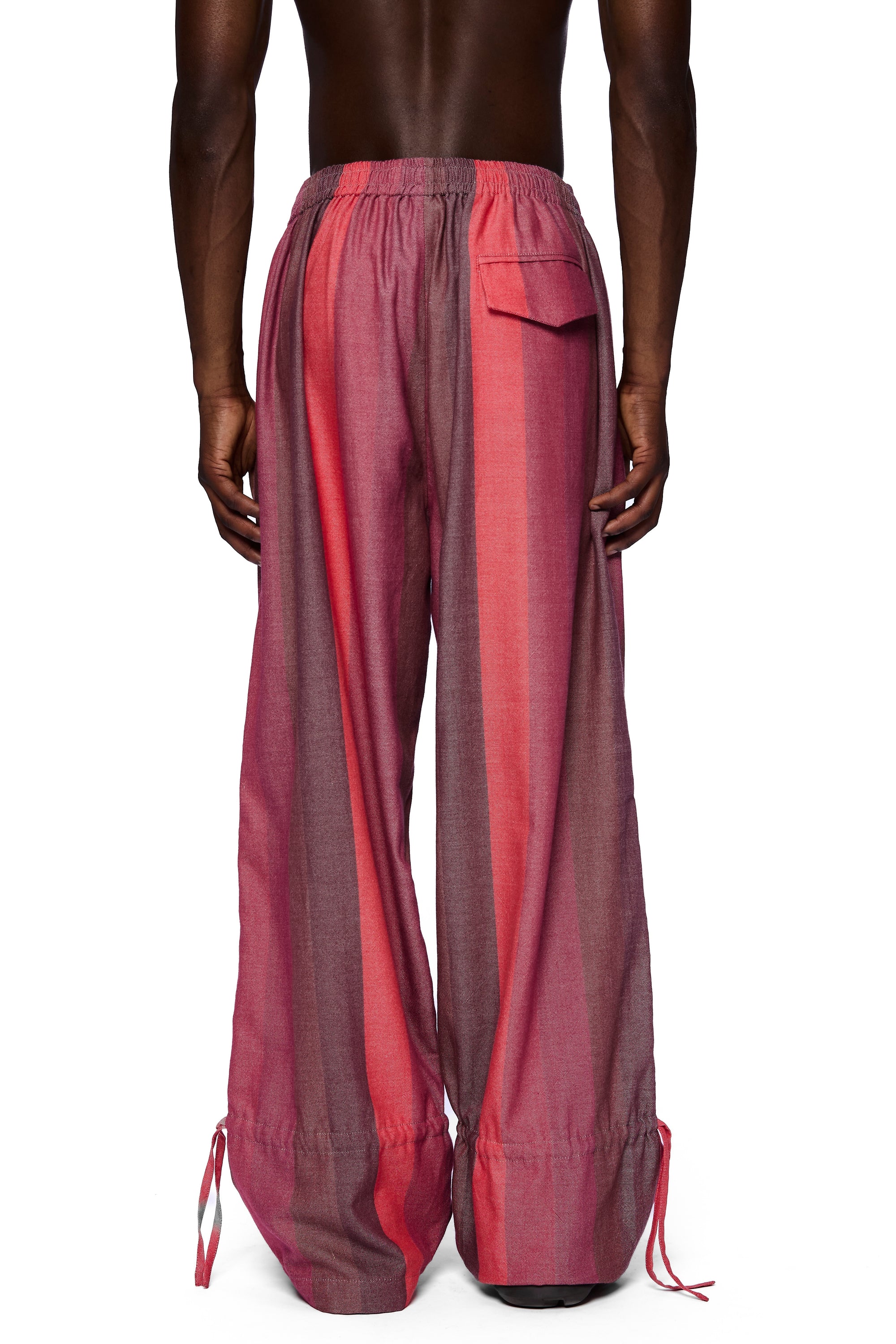 The Drawstring Parachute Pant : Stripe 16