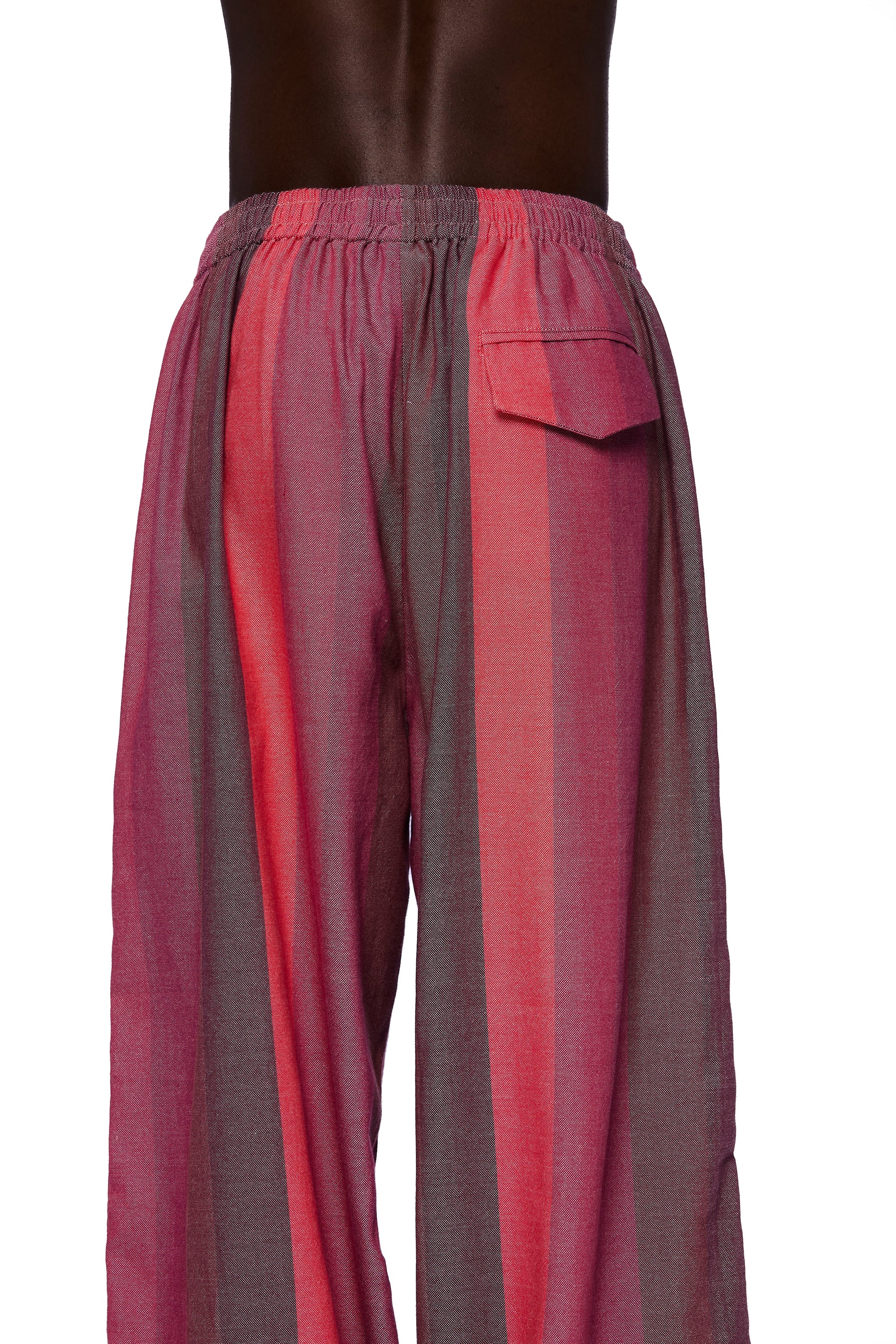 The Drawstring Parachute Pant : Stripe 16