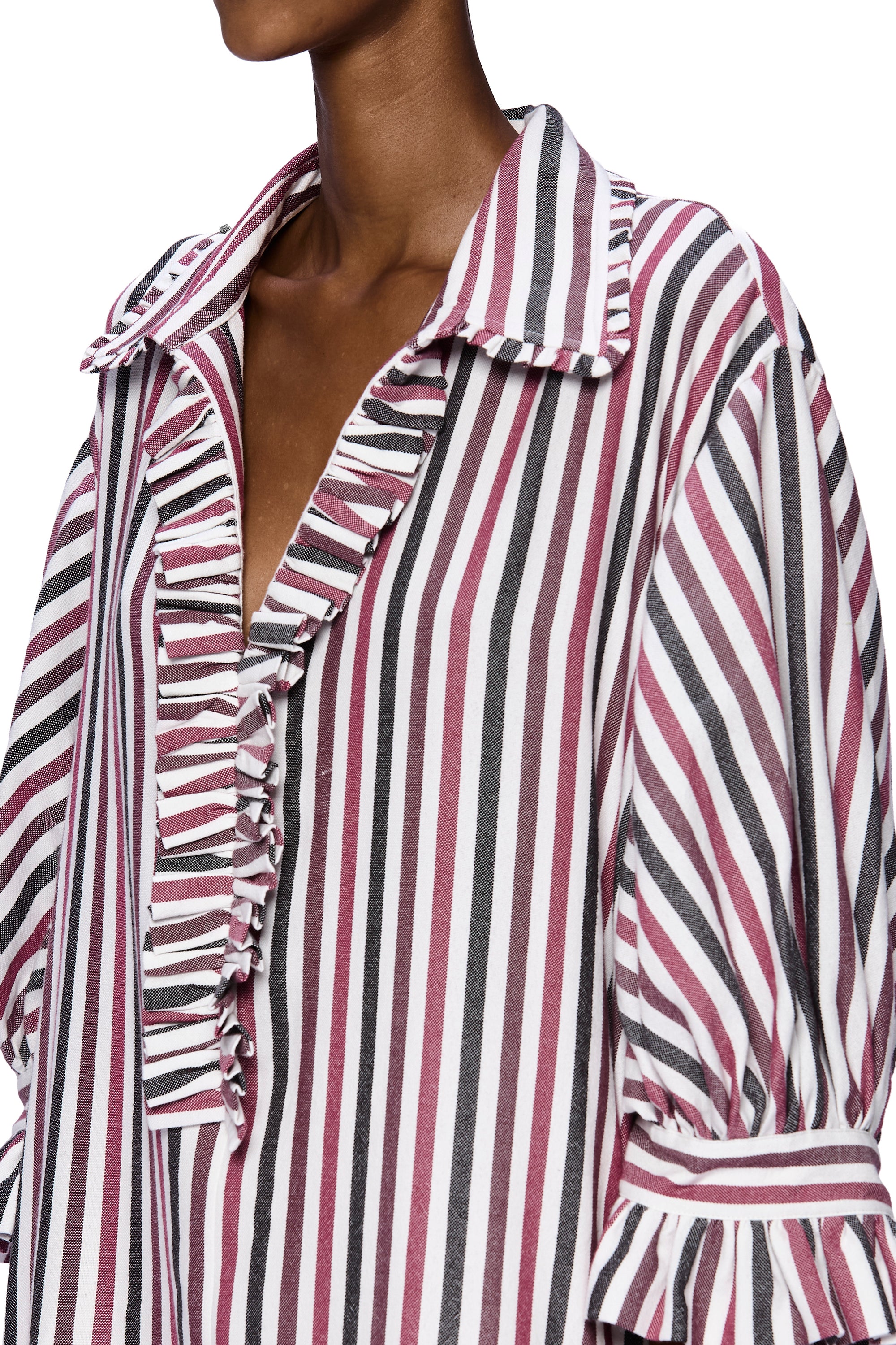 The Ruffled Tunic : Stripe 24