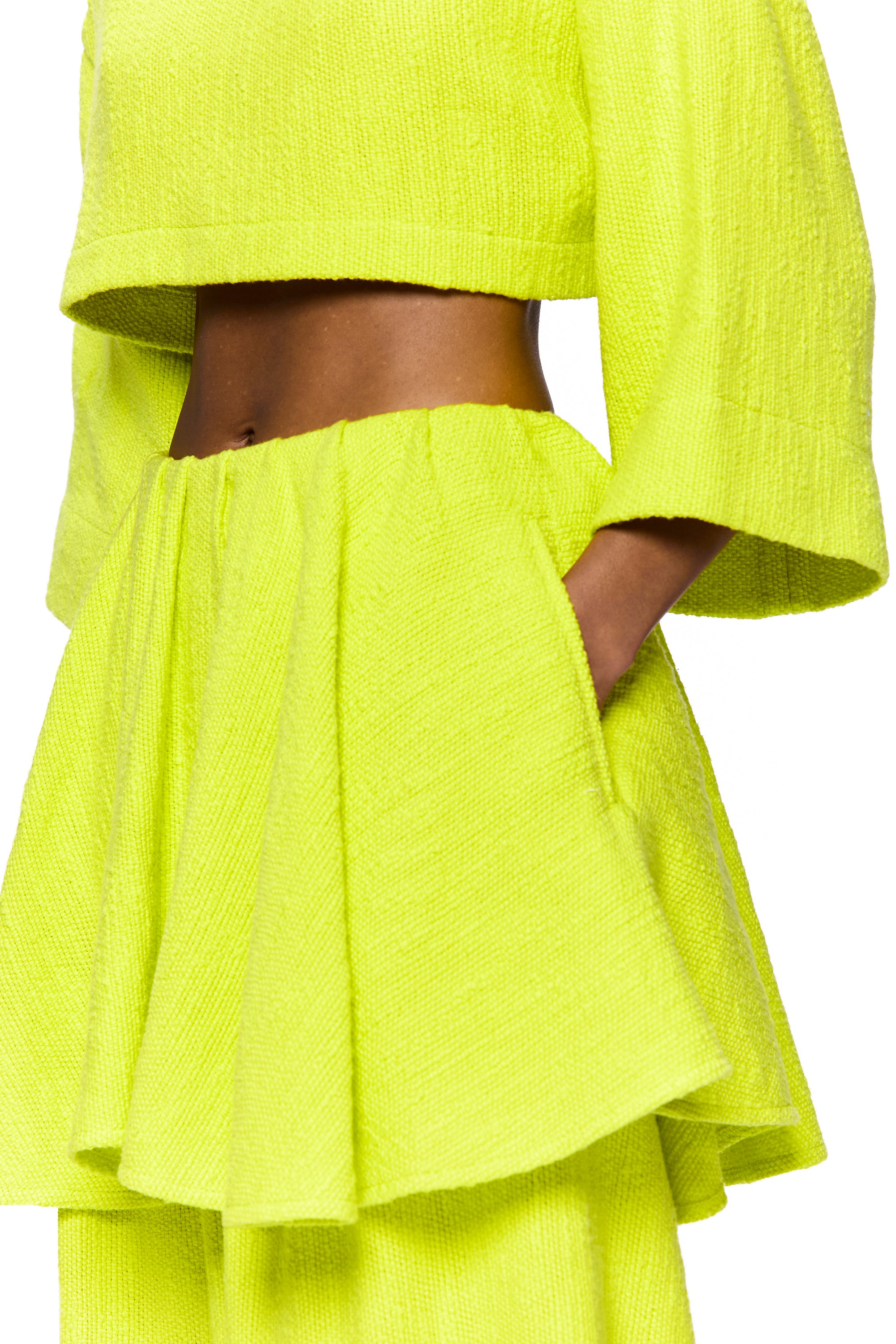 The Peplum Pant : Sunny Flamme