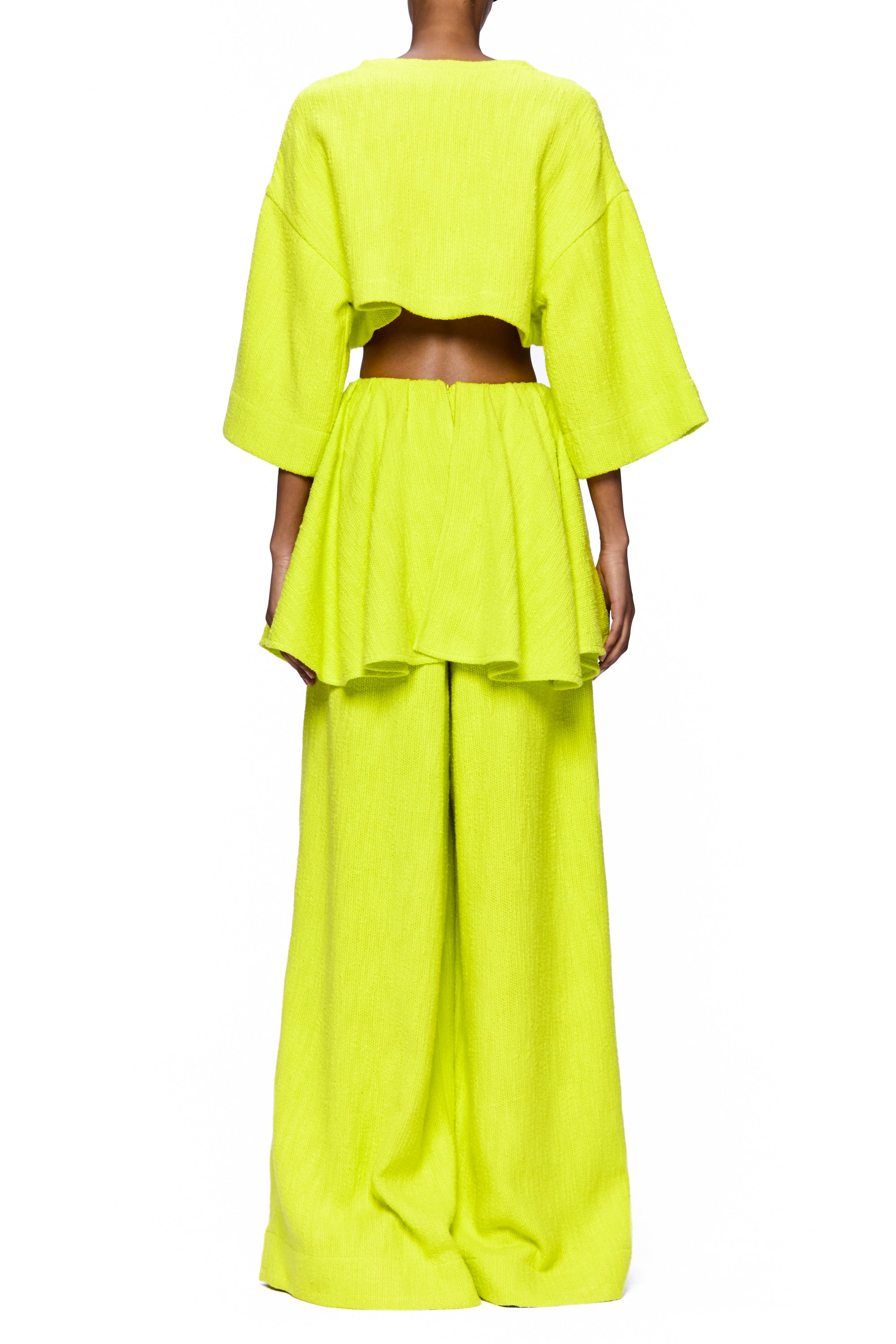 The Peplum Pant : Sunny Flamme