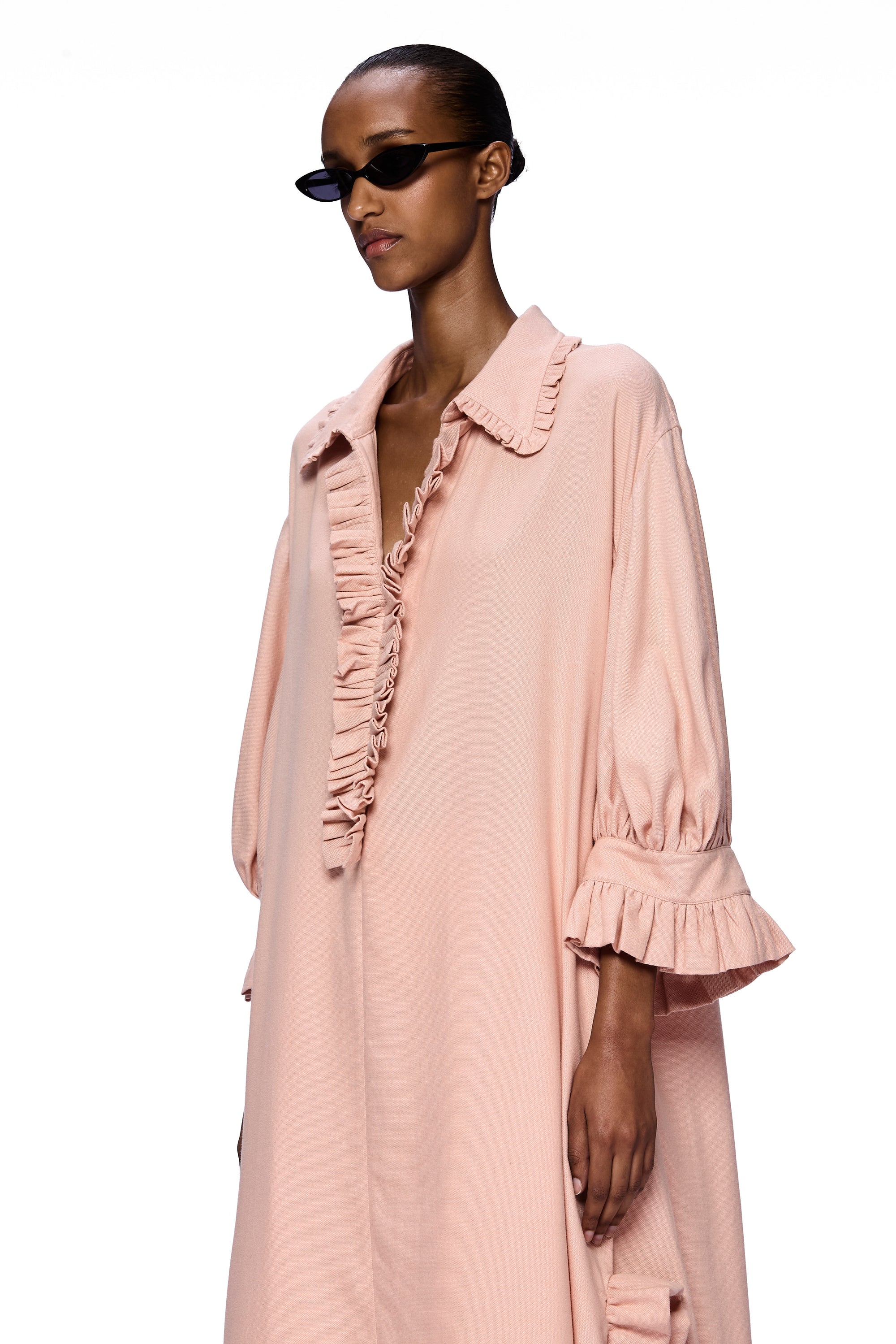 The Ruffled Tunic : Flesh