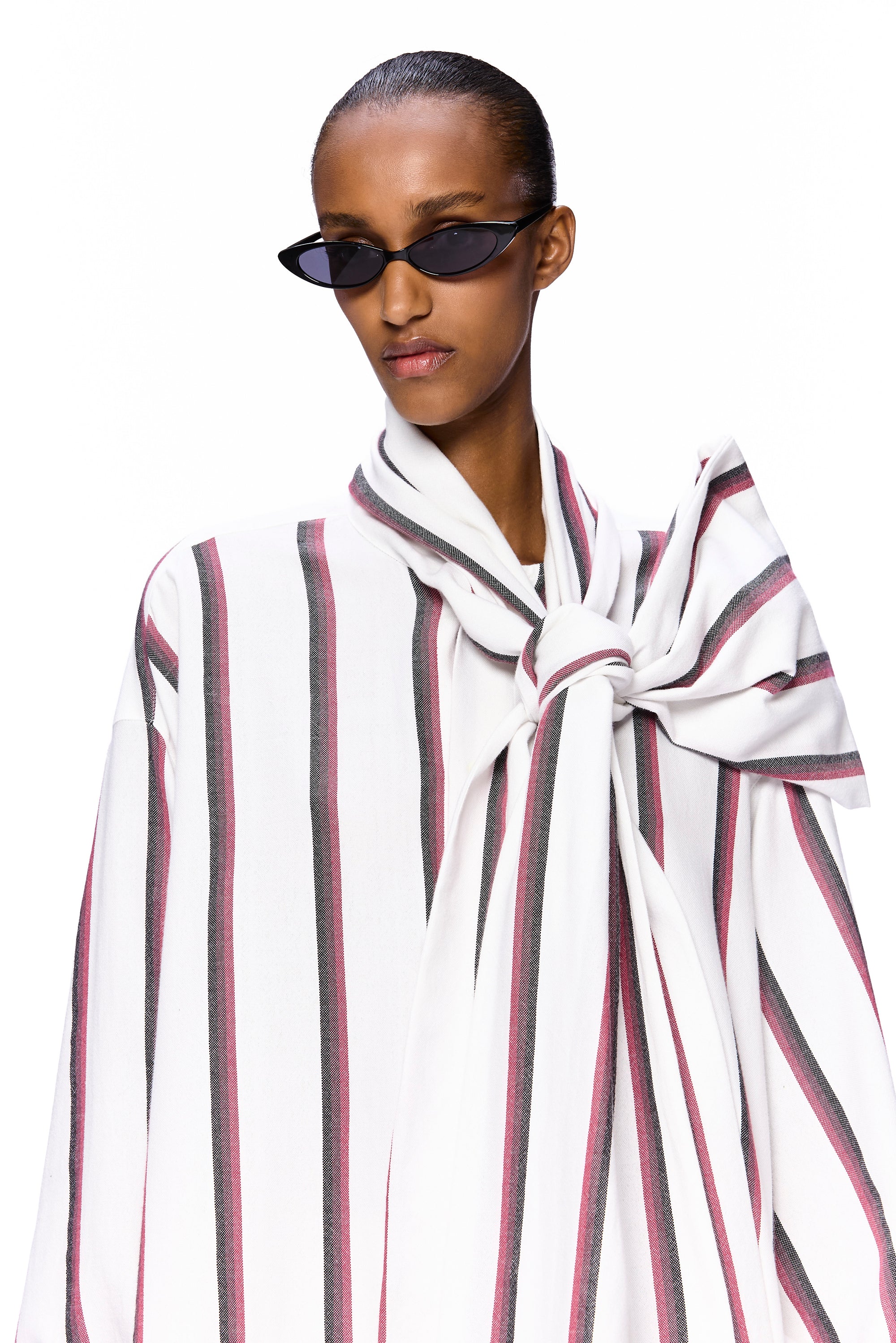 The Scarf Blouse : Stripe 13