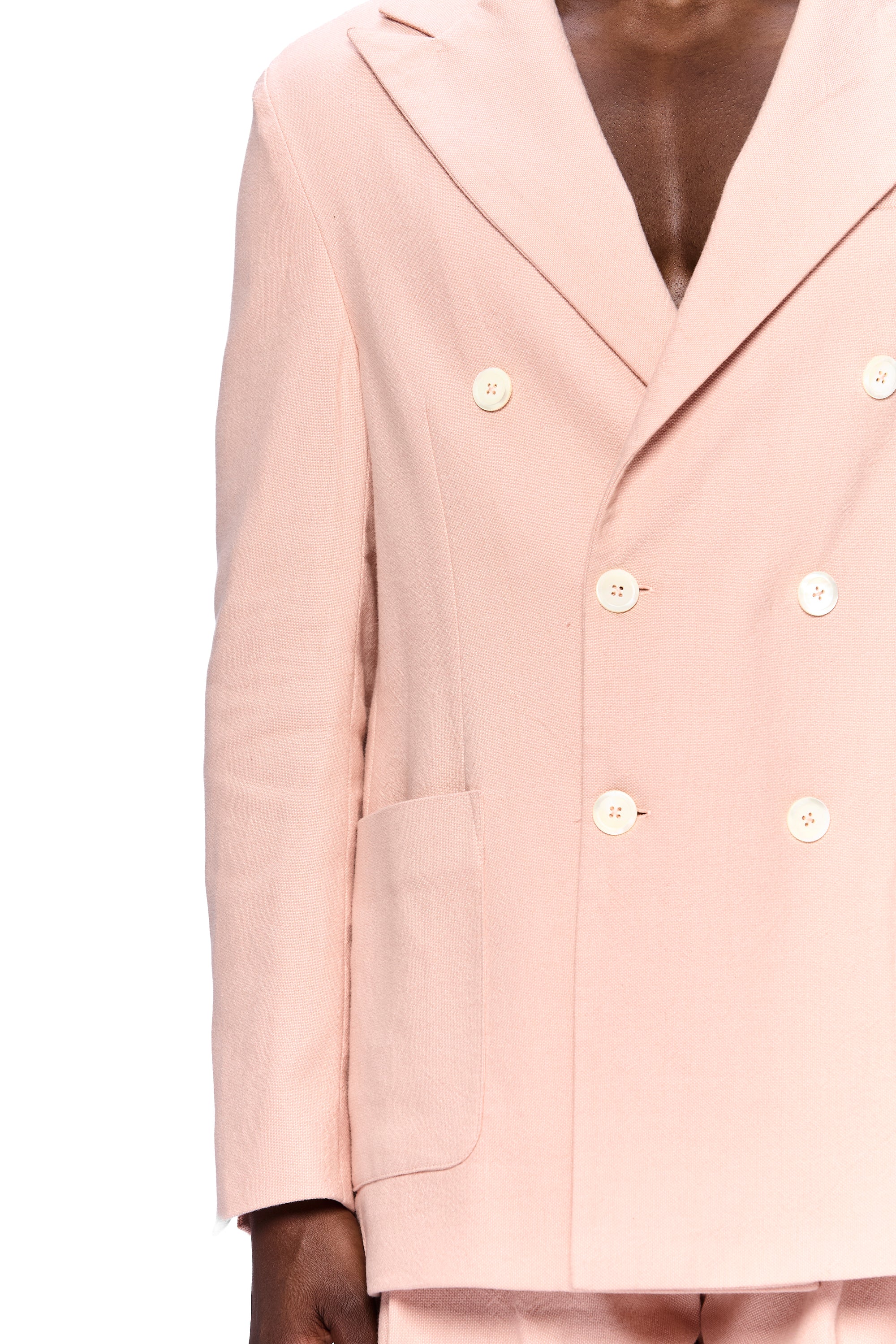 The Double Breasted Blazer : Flesh