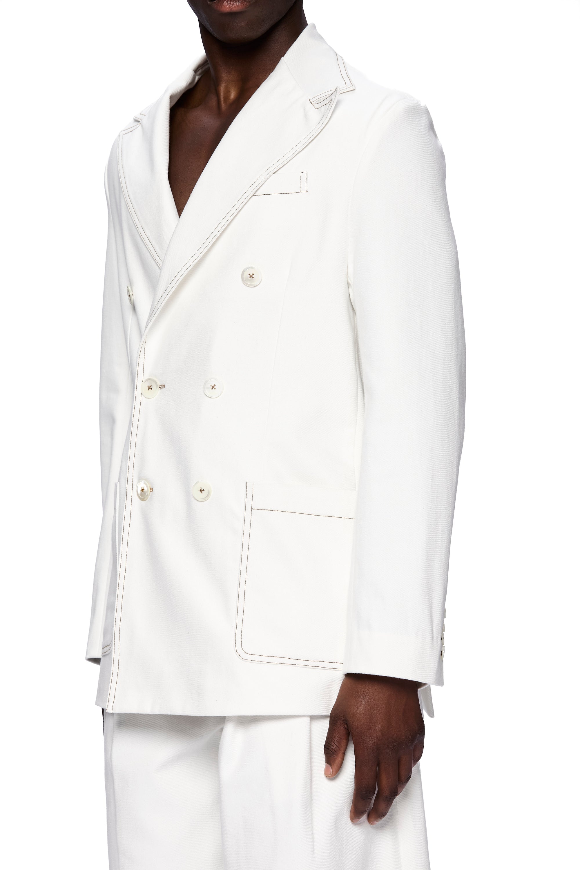The Double Breasted Blazer : Denim