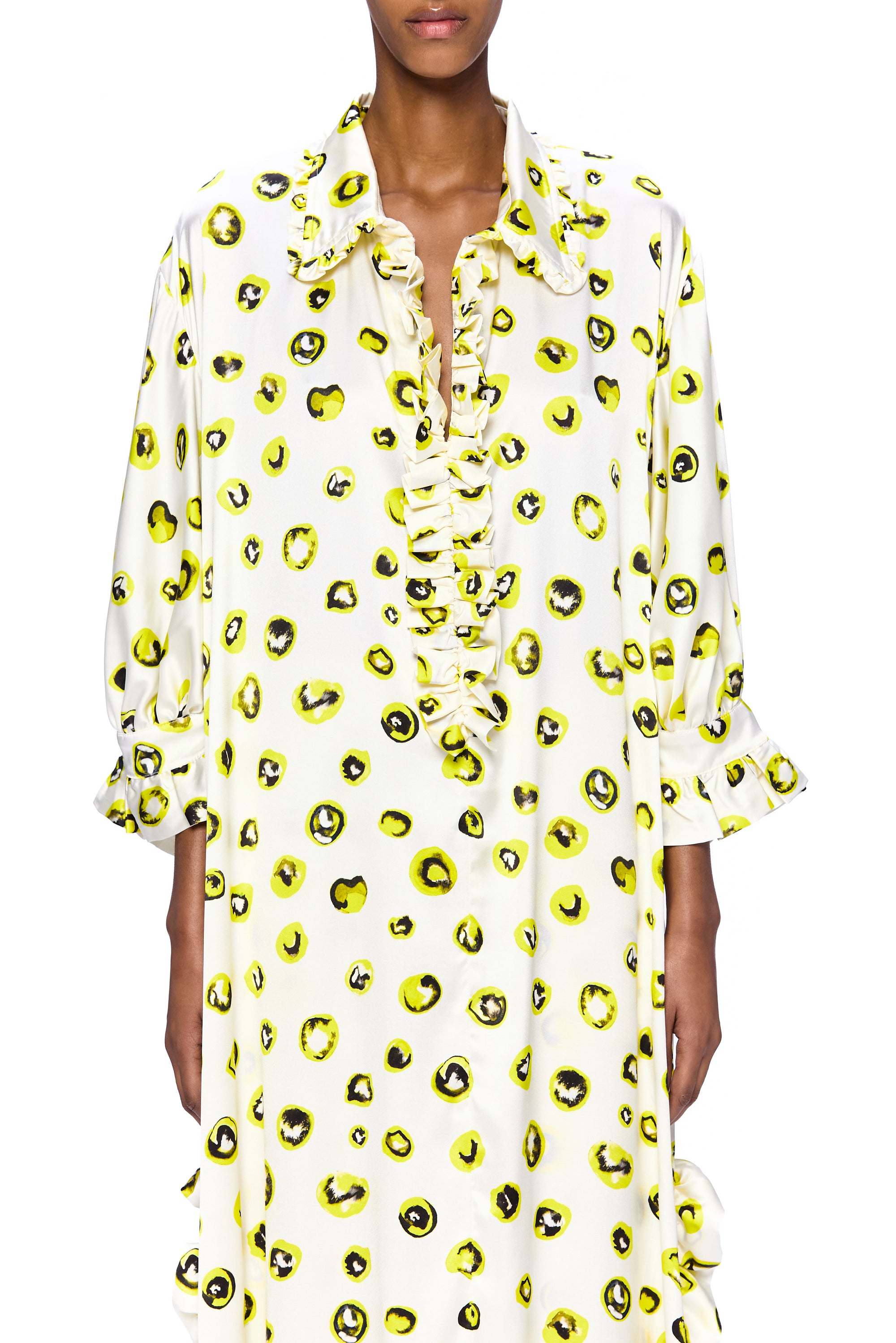 The Ruffled Tunic : Silk