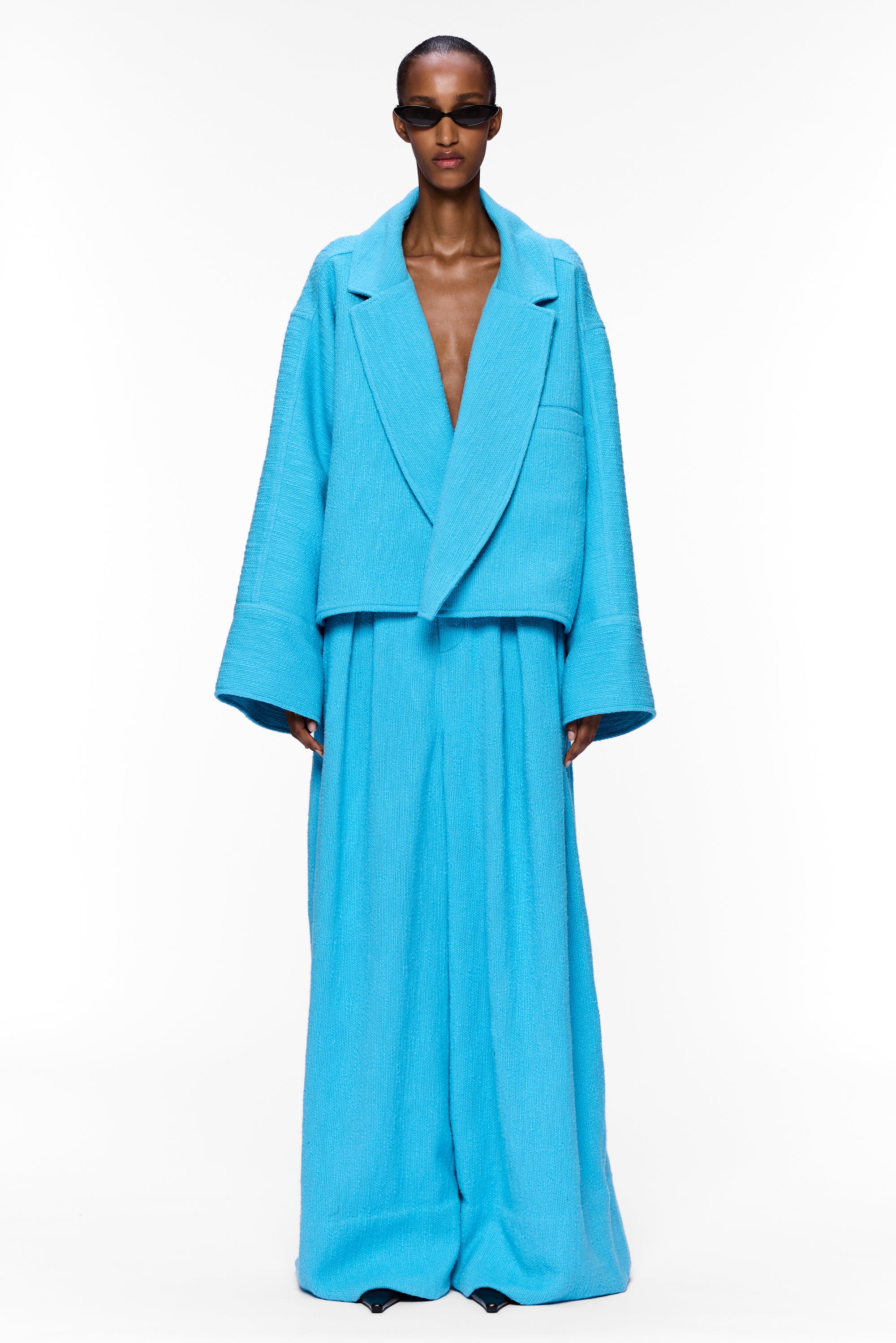 The Cropped Jacket : Blue Ciel Flamme