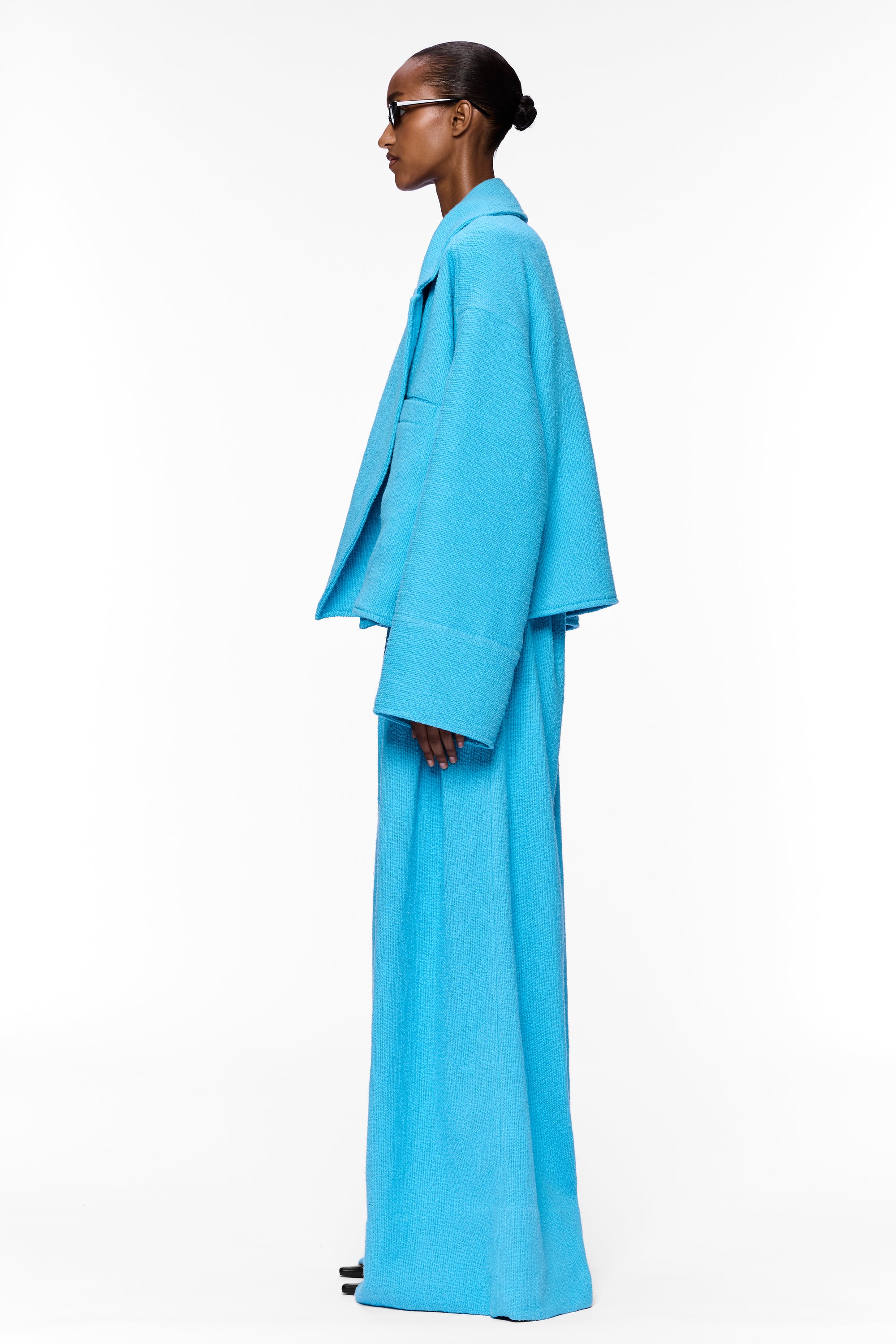 The Cropped Jacket : Blue Ciel Flamme