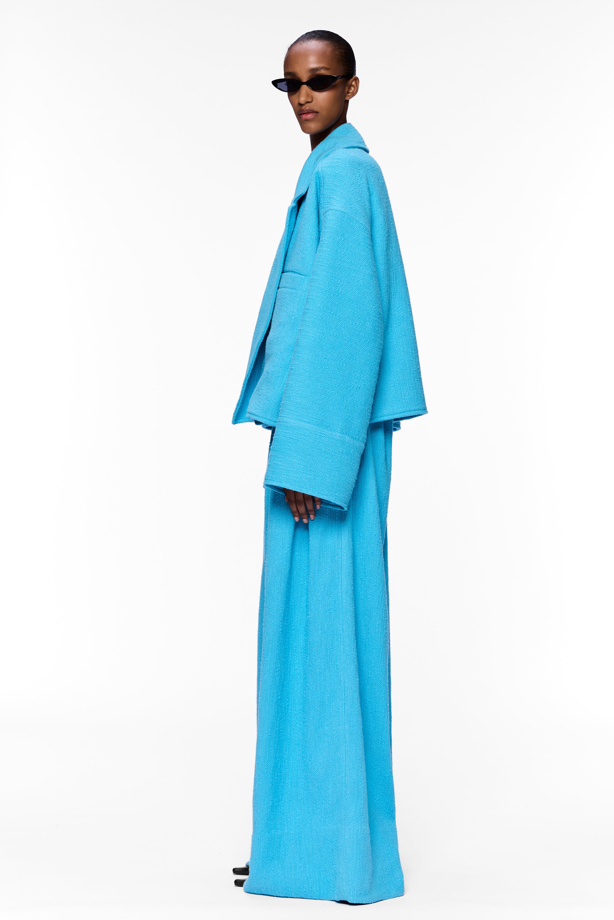 The Cropped Jacket : Blue Ciel Flamme